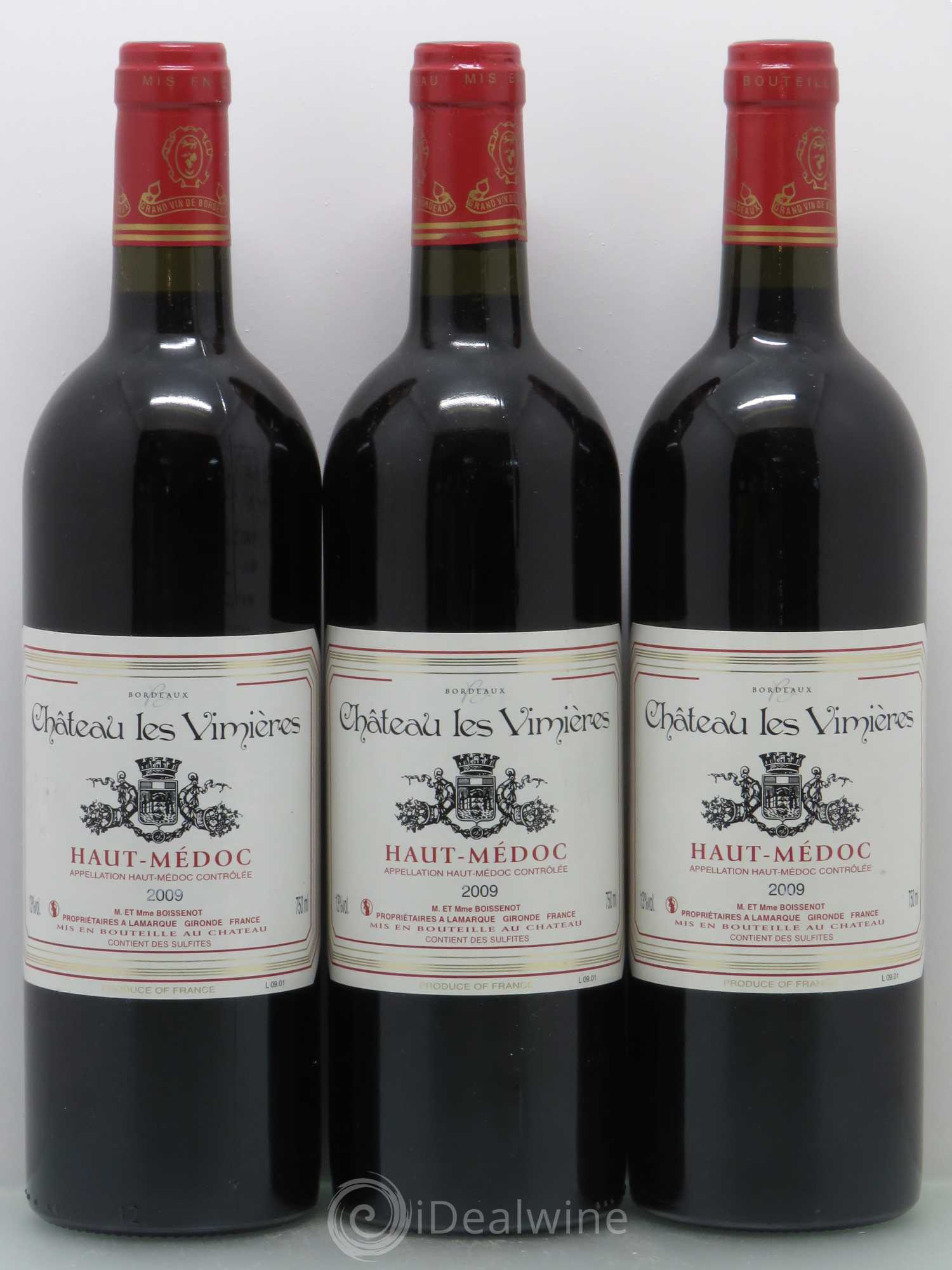 Haut Médoc Château Les Vimieres 2009 - Posten von 6 Flaschen - 2