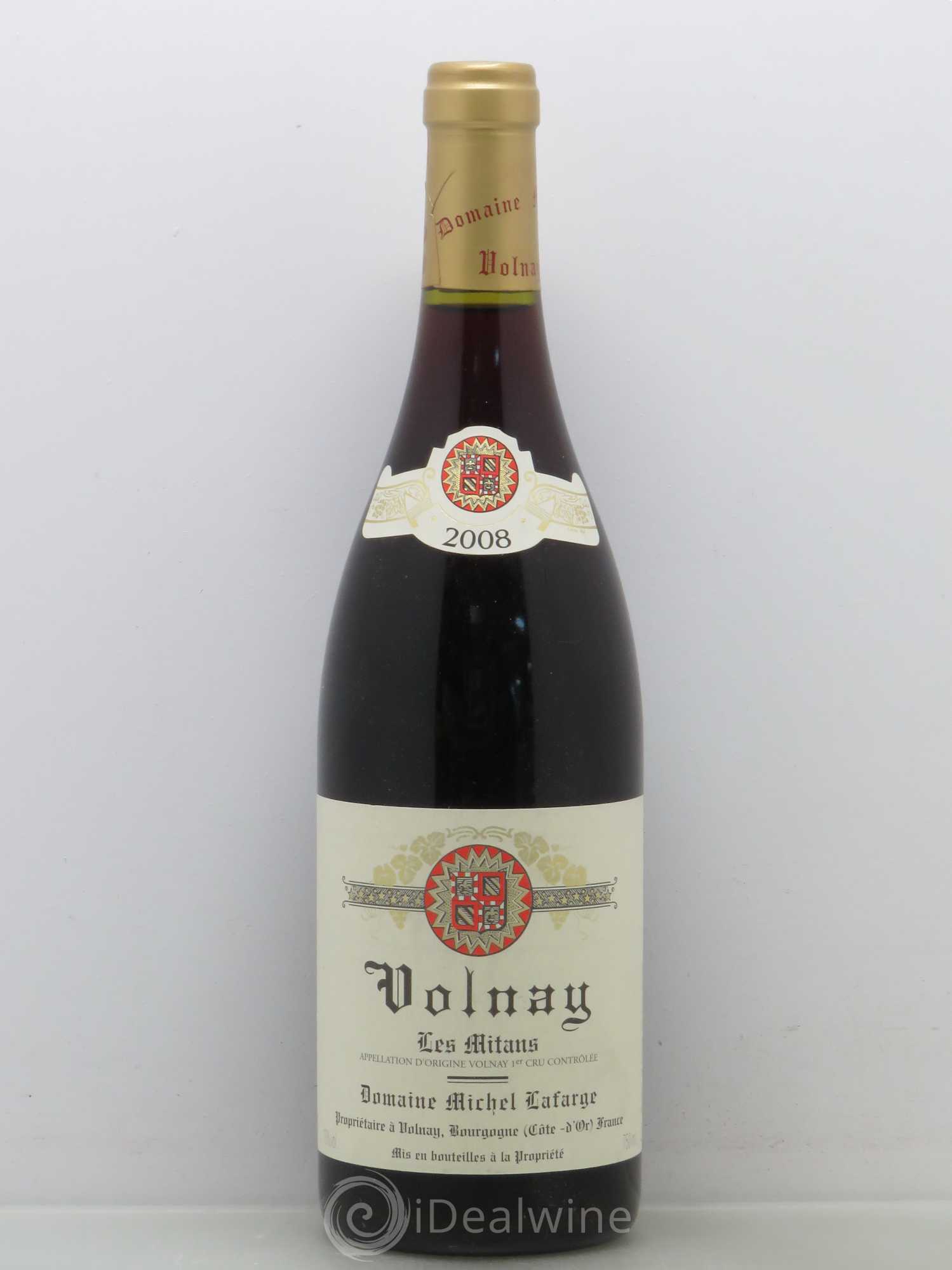 Volnay 1er Cru Les Mitans Lafarge (Domaine) 2008 - Lot de 1 bouteille - 0