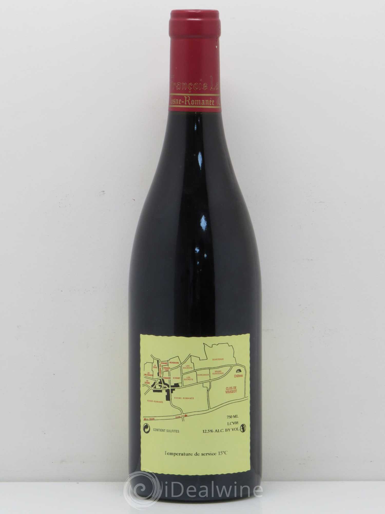Clos de Vougeot Grand Cru Lamarche (Domaine) 2008 - Lot de 1 bouteille - 1