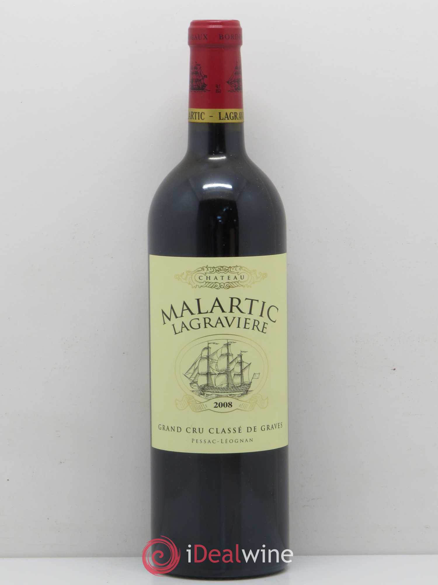 Château Malartic-Lagravière Cru Classé de Graves 2008 - Lot de 1 bouteille - 0