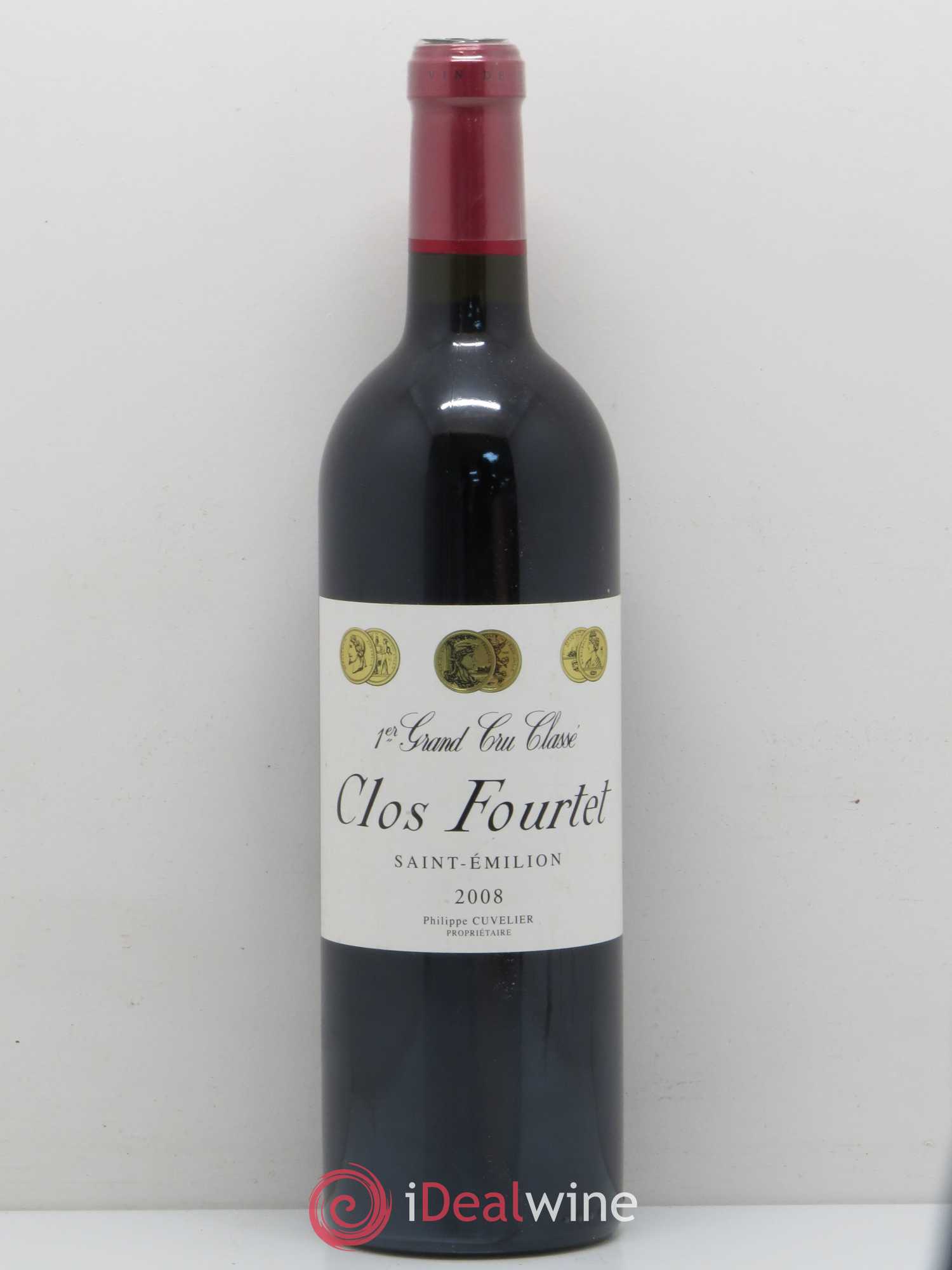 Clos Fourtet 1er Grand Cru Classé B 2008 - Posten von 1 Flasche - 0