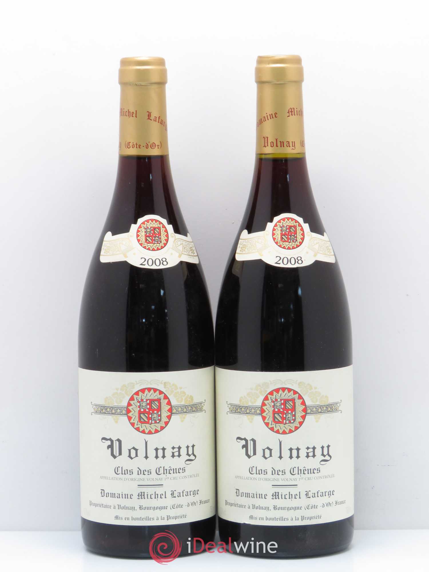 Volnay 1er Cru Clos des Chênes Lafarge (Domaine) 2008 - Lot de 2 bouteilles - 0