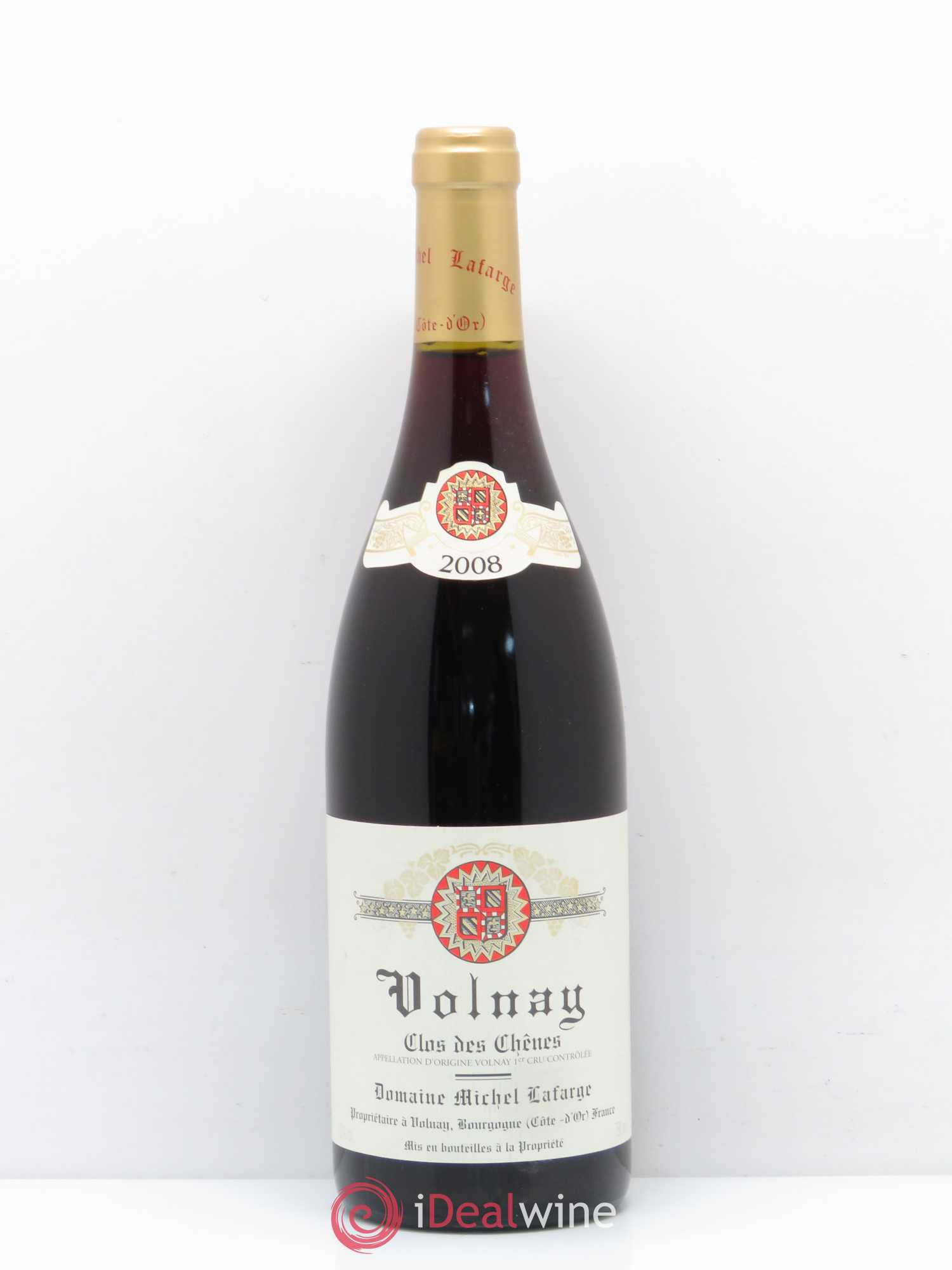 Volnay 1er Cru Clos des Chênes Lafarge (Domaine) 2008 - Lot de 1 bouteille - 0