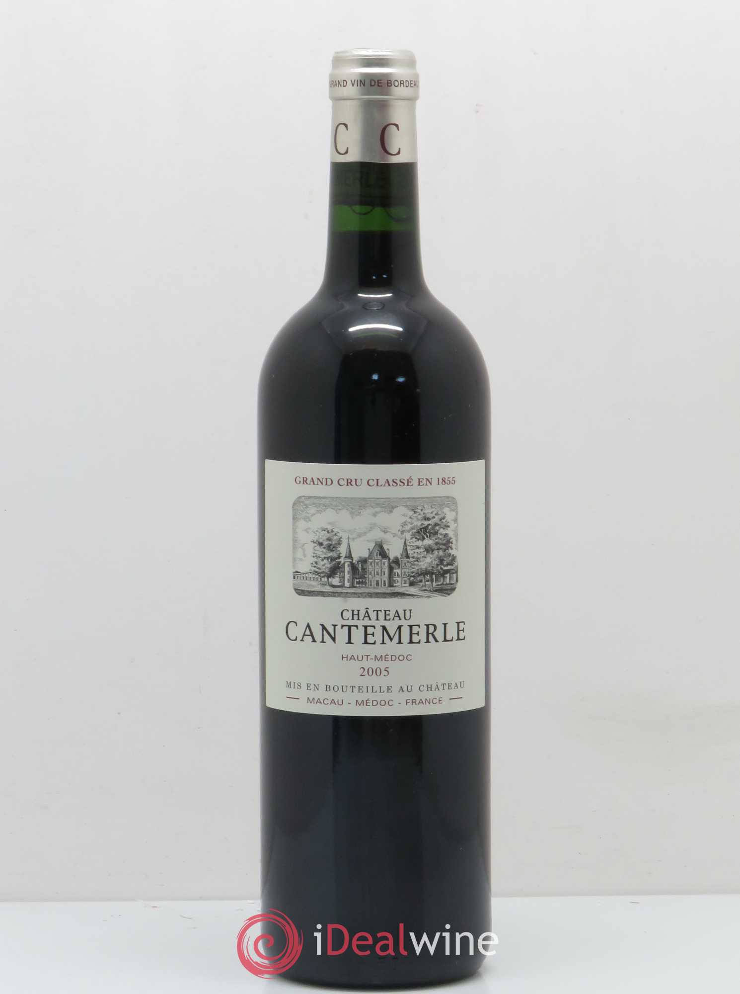 Château Cantemerle 5ème Grand Cru Classé 2005 - Lot de 1 bouteille - 0