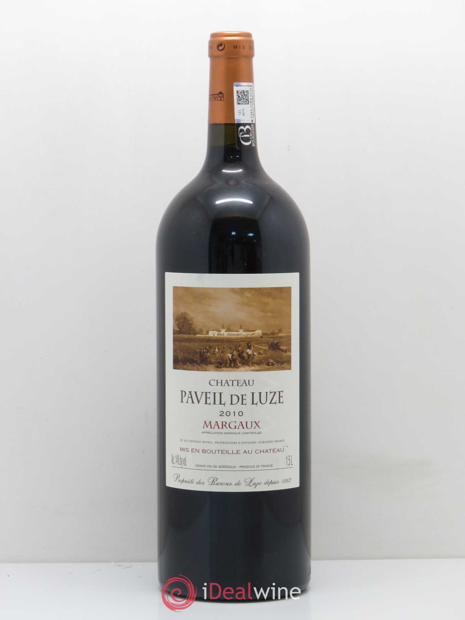 Château Paveil de Luze Cru Bourgeois 2010 - Lot de 1 magnum - 0
