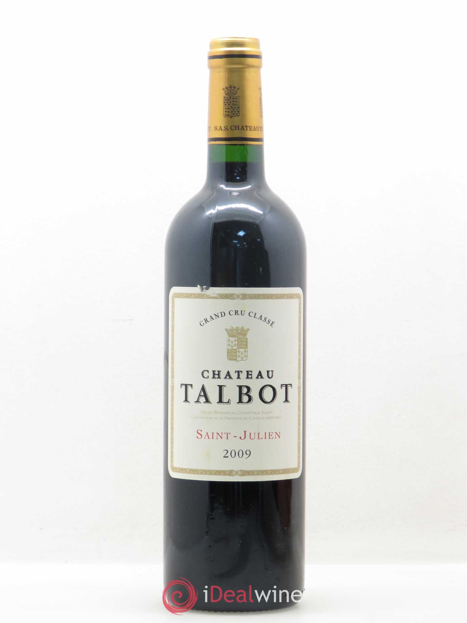 Château Talbot 4ème Grand Cru Classé 2009 - Lot de 1 bouteille - 0
