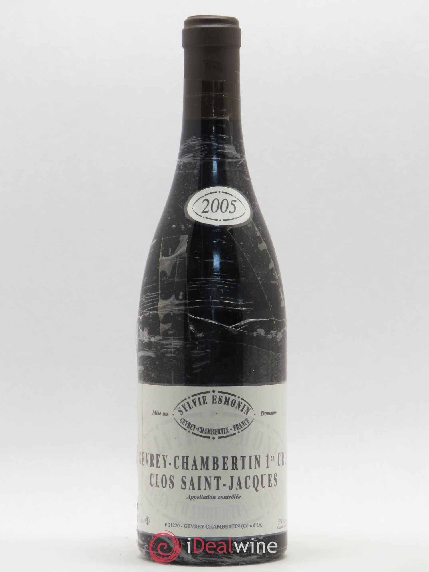 Gevrey-Chambertin 1er Cru Clos Saint Jacques Sylvie Esmonin 2005 - Lot de 1 bouteille - 0