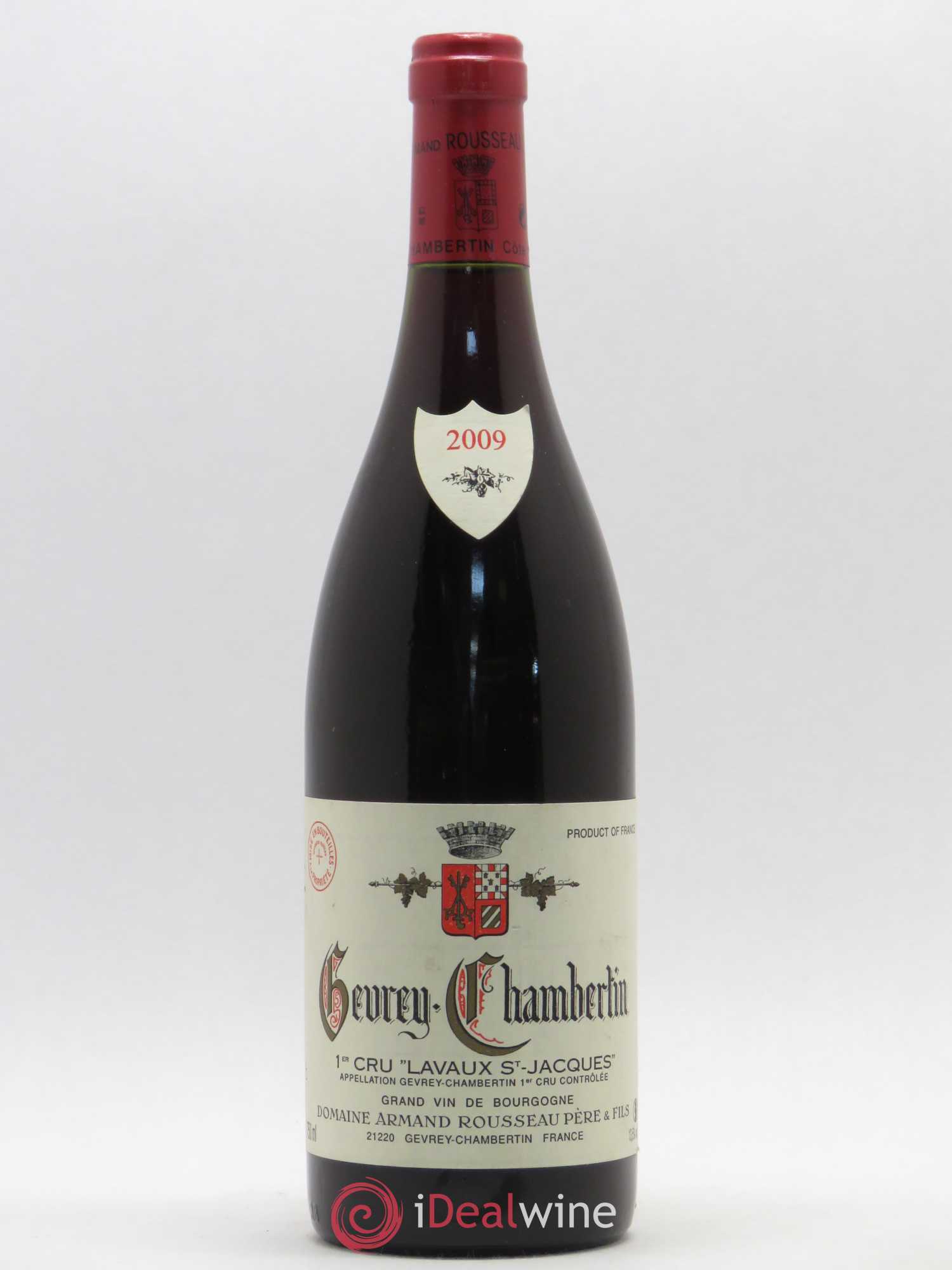 Gevrey-Chambertin 1er Cru Lavaux Saint Jacques Armand Rousseau (Domaine) 2009 - Lot de 1 bouteille - 0