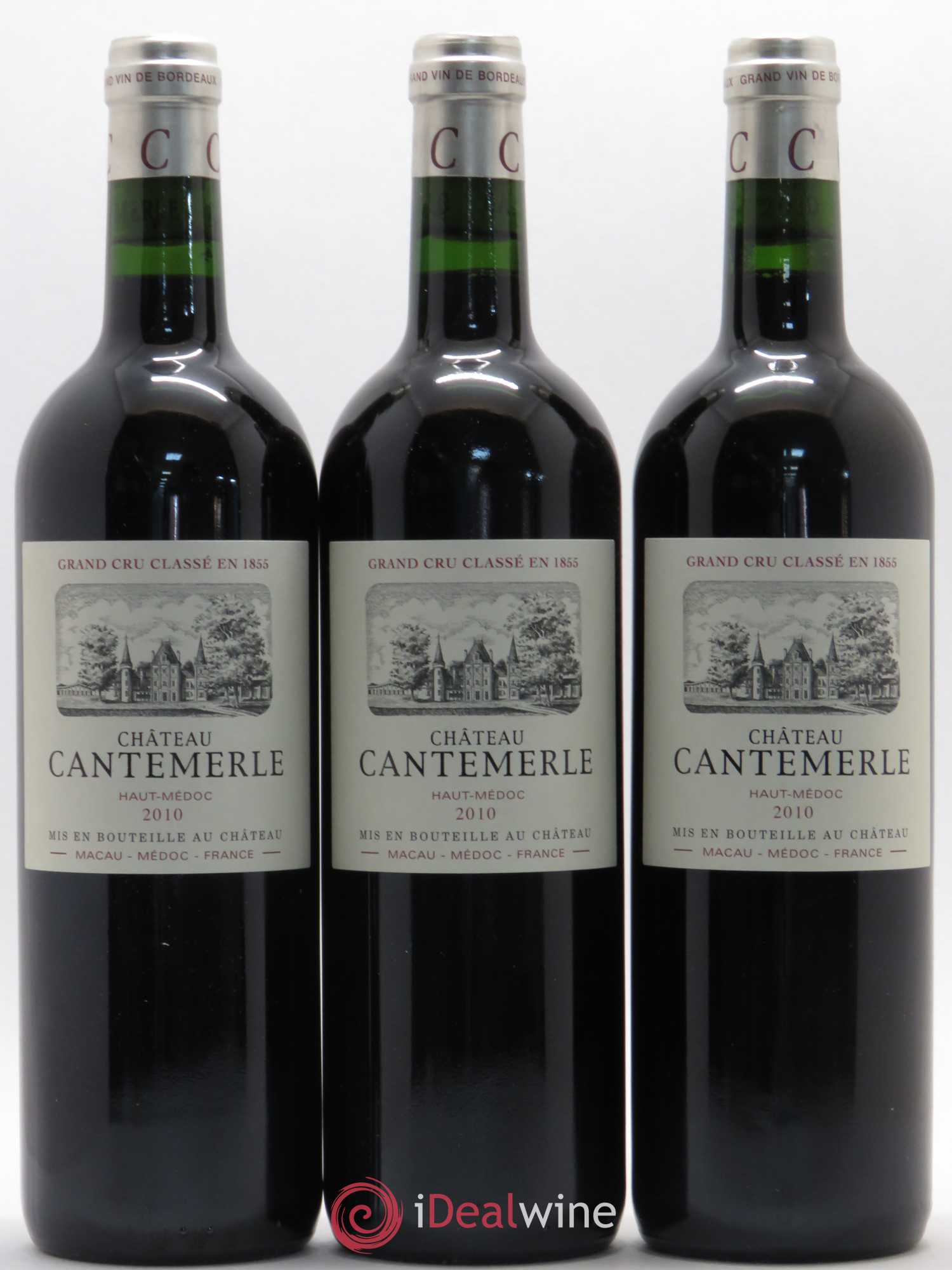 Château Cantemerle 5ème Grand Cru Classé 2010 - Lot de 6 bouteilles - 1