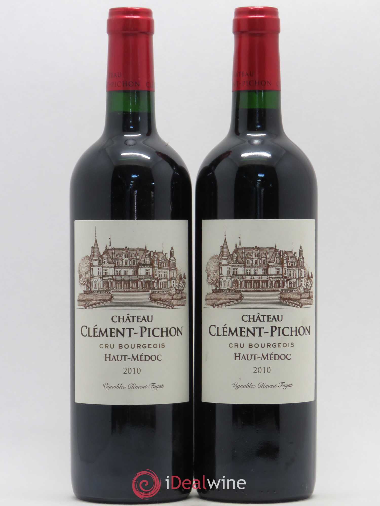 Château Clément-Pichon Cru Bourgeois 2010 - Lot de 2 bouteilles - 0