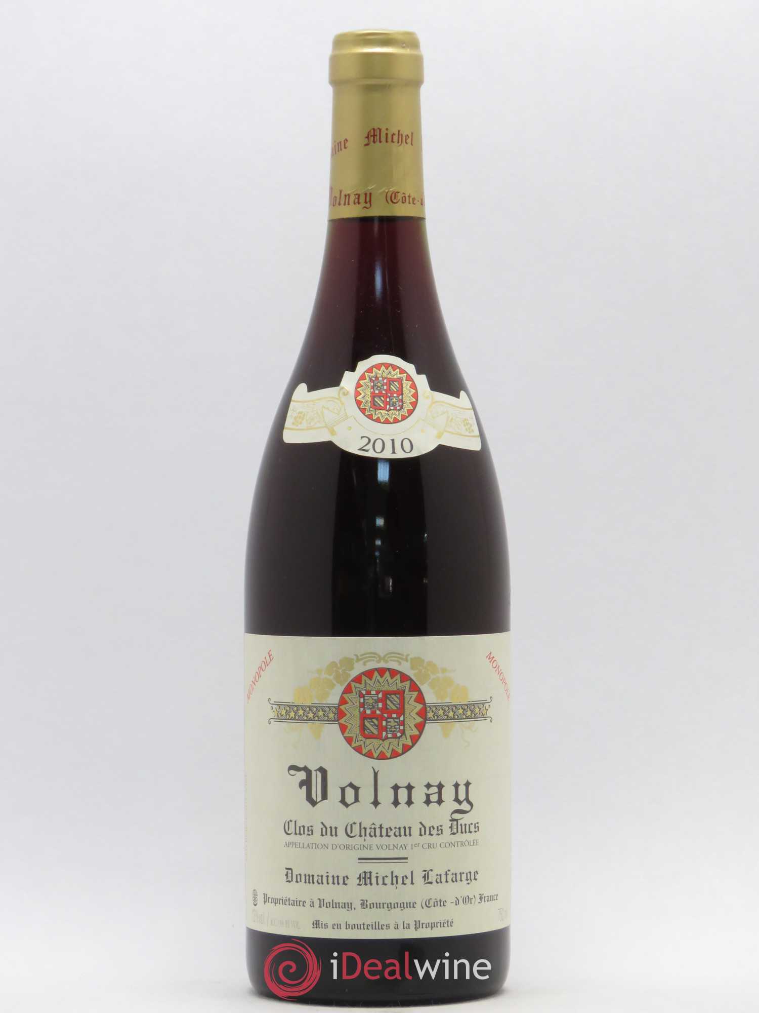 Volnay 1er Cru Clos du Château des Ducs Lafarge (Domaine) 2010 - Lot de 1 bouteille - 0