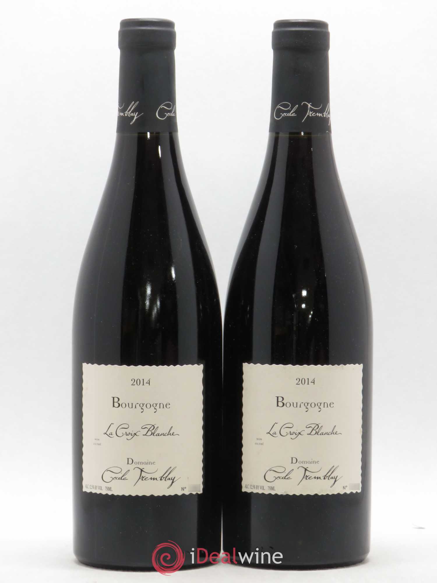 Bourgogne La Croix Blanche Cécile Tremblay 2014 - Lot de 2 bouteilles - 0