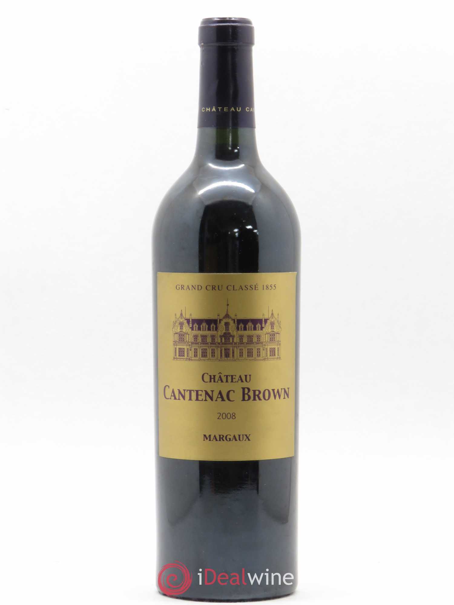 Château Cantenac Brown 3ème Grand Cru Classé 2008 - Lot de 1 bouteille - 0