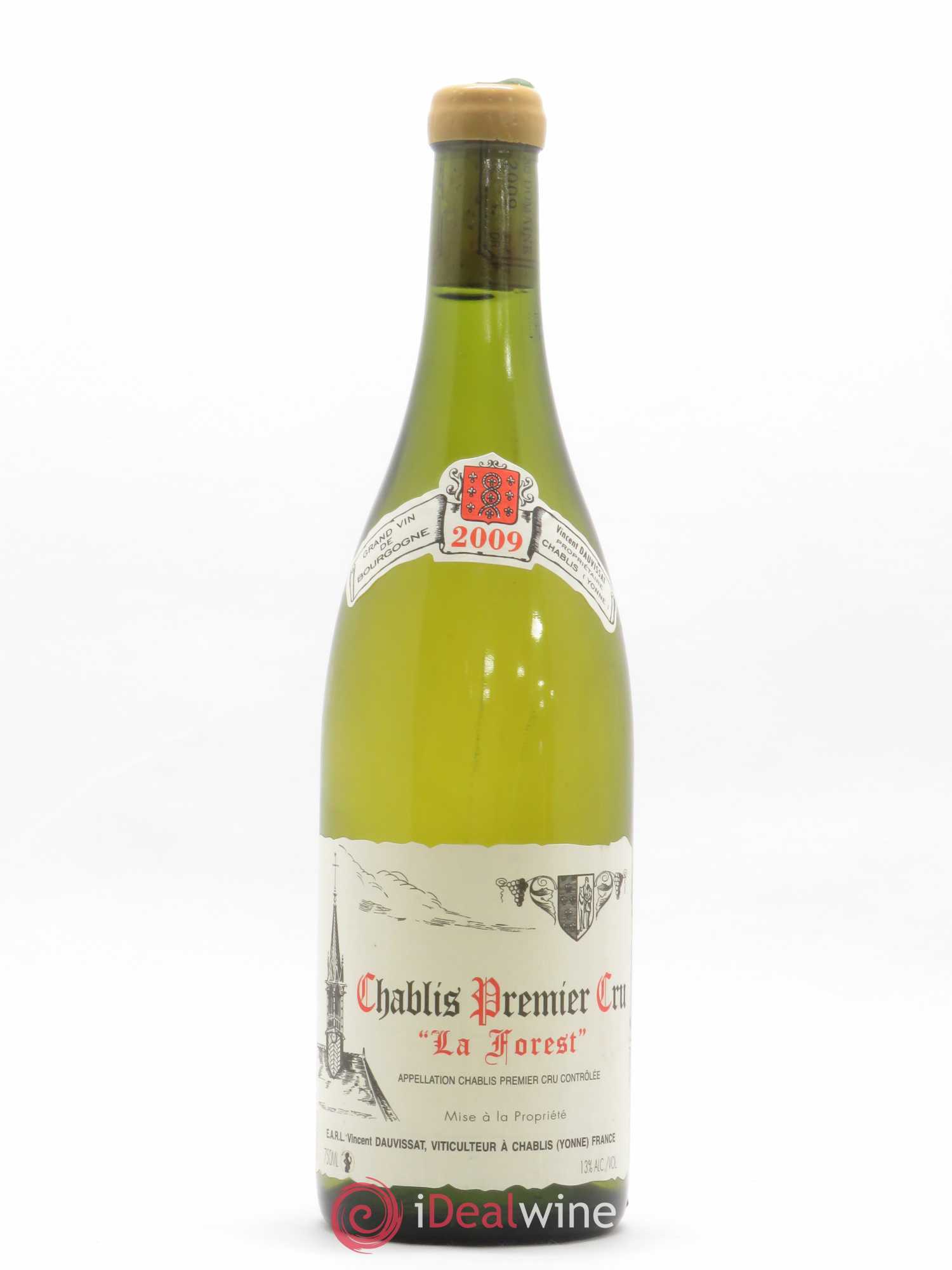 Chablis 1er Cru La Forest Vincent Dauvissat (Domaine) 2009 - Lot de 1 bouteille - 0