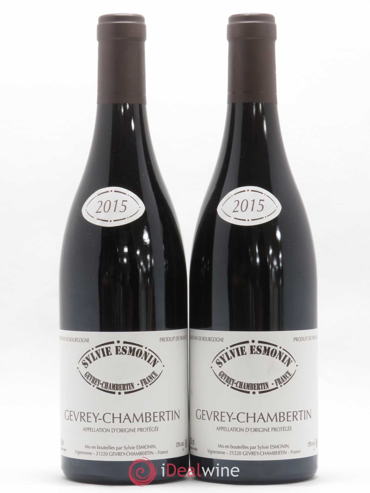 Gevrey-Chambertin Sylvie Esmonin 2015 - Lot de 2 bouteilles - 0