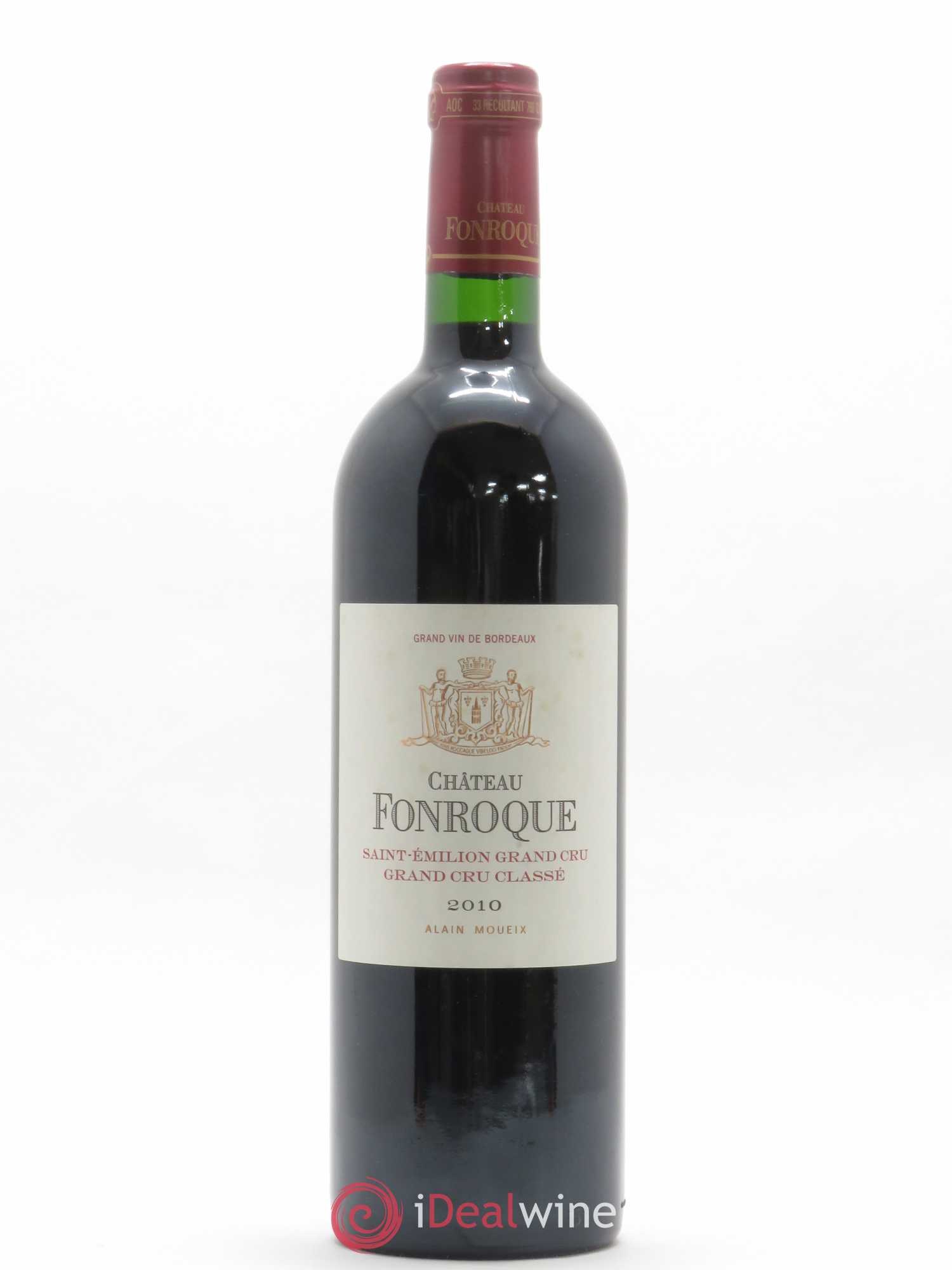 Château Fonroque Grand Cru Classé 2010 - Lot de 1 bouteille - 0