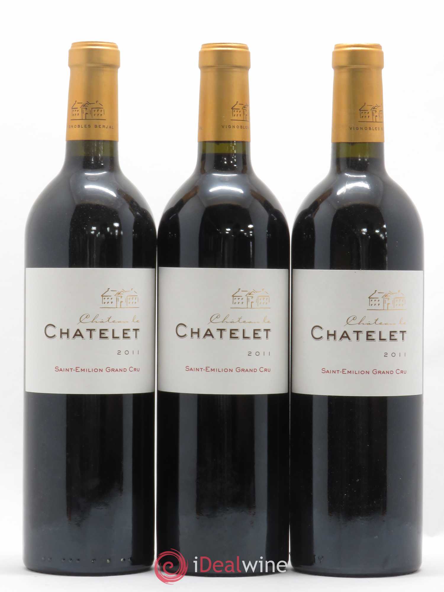 Saint-Émilion Grand Cru Chateau Le Chatelet 2011 - Lot de 6 bouteilles - 1
