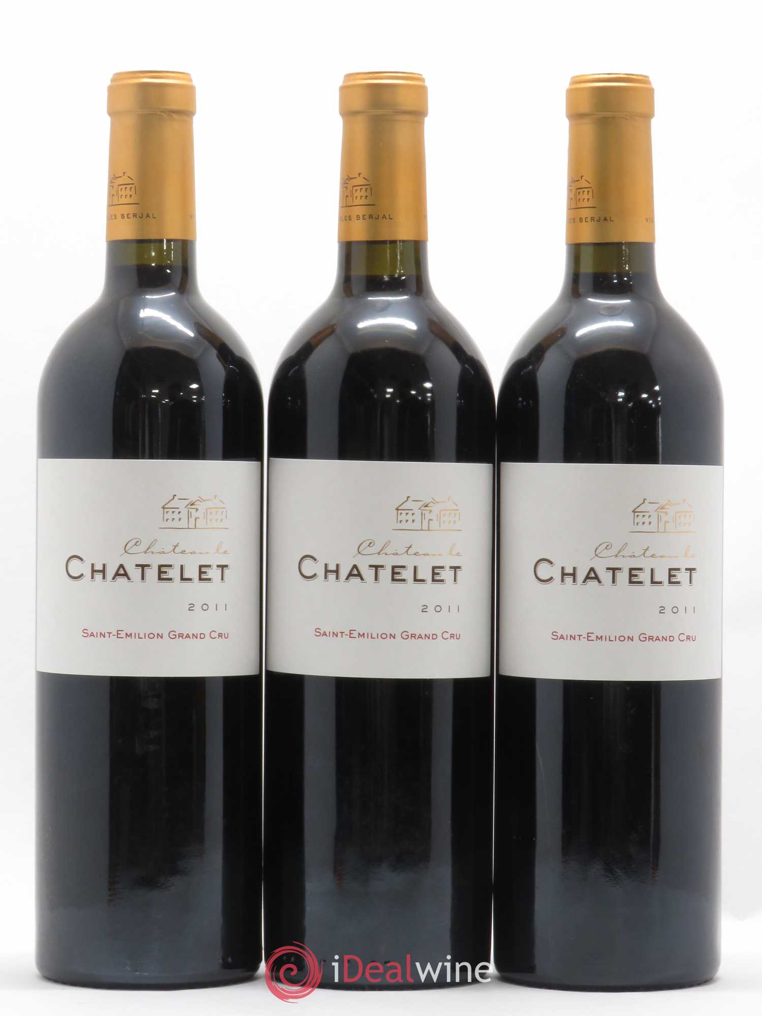 Saint-Émilion Grand Cru Chateau Le Chatelet 2011 - Lot de 6 bouteilles - 2