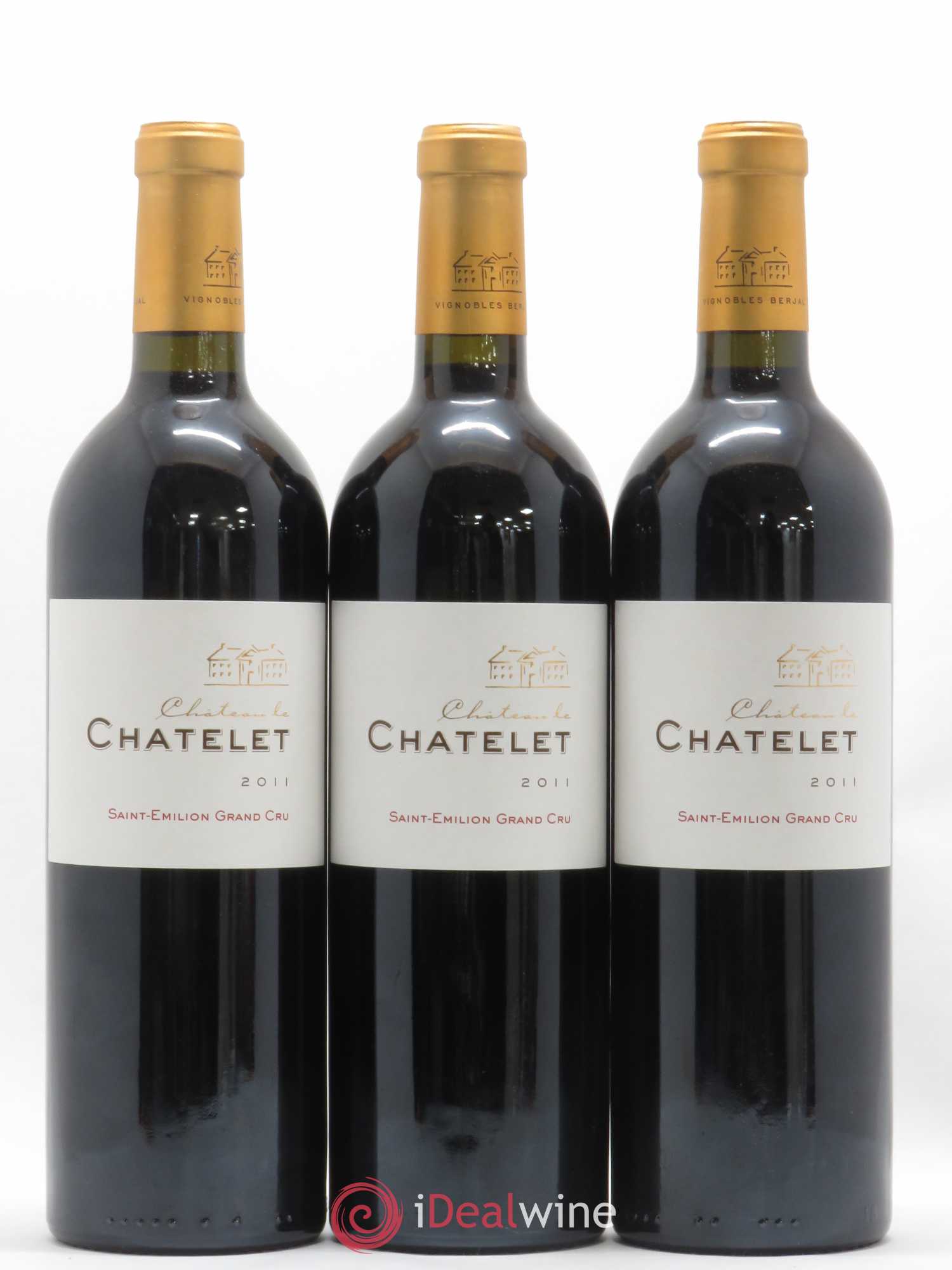Saint-Émilion Grand Cru Chateau Le Chatelet 2011 - Posten von 6 Flaschen - 1