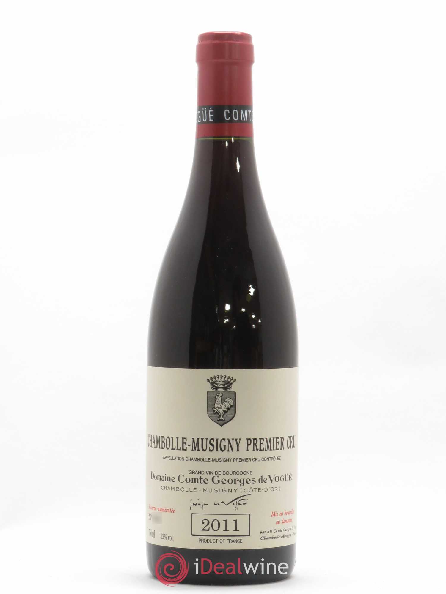 Chambolle-Musigny 1er Cru Comte Georges de Vogüé 2011 - Lot de 1 bouteille - 0