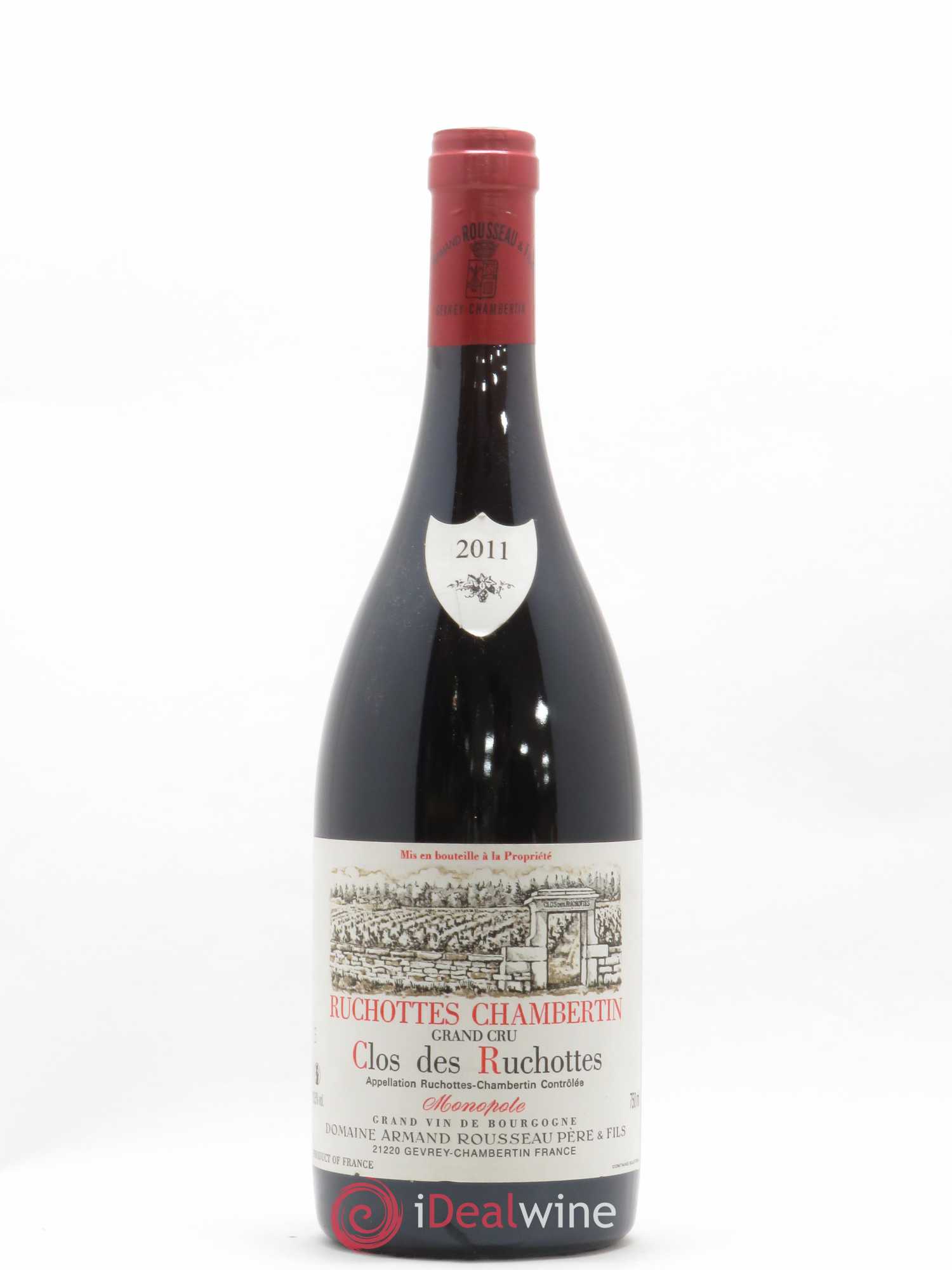 Ruchottes-Chambertin Grand Cru Clos des Ruchottes Armand Rousseau (Domaine) 2011 - Lot of 1 bottle - 0
