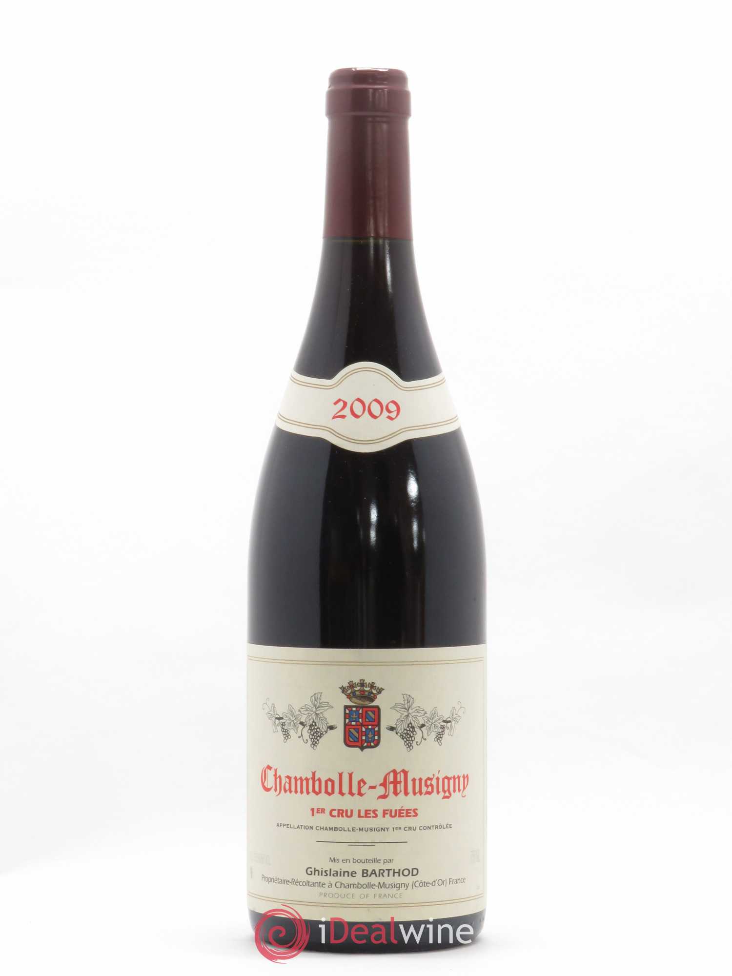 Chambolle-Musigny 1er Cru Les Fuées Ghislaine Barthod 2009 - Lot de 1 bouteille - 0