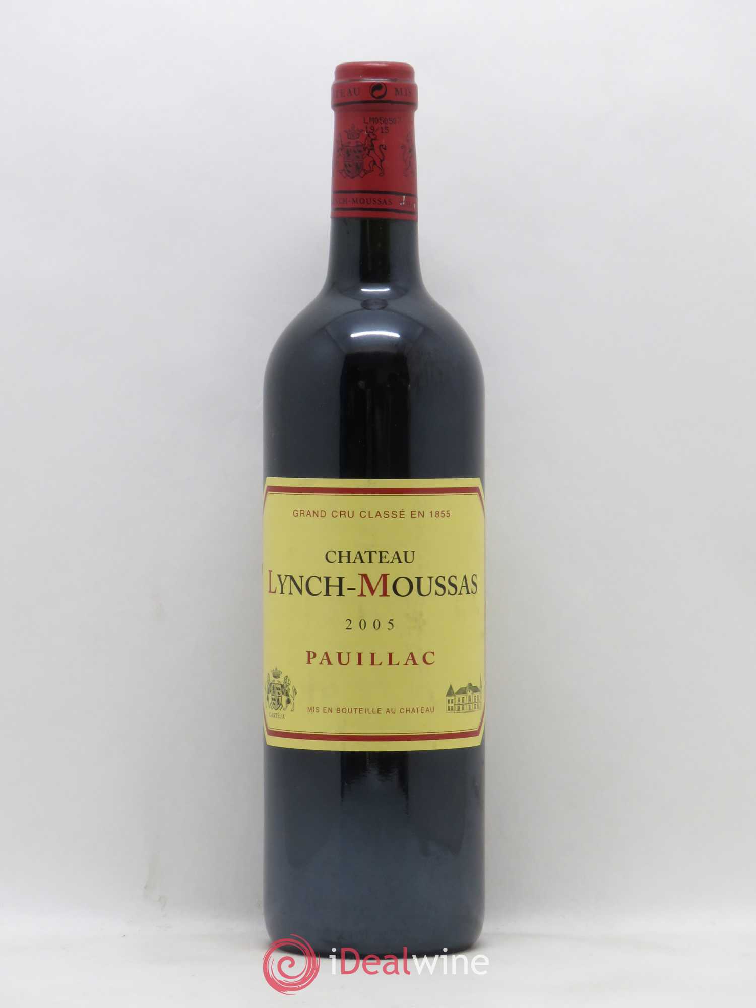 Château Lynch Moussas 5ème Grand Cru Classé 2005 - Lot de 1 bouteille - 0