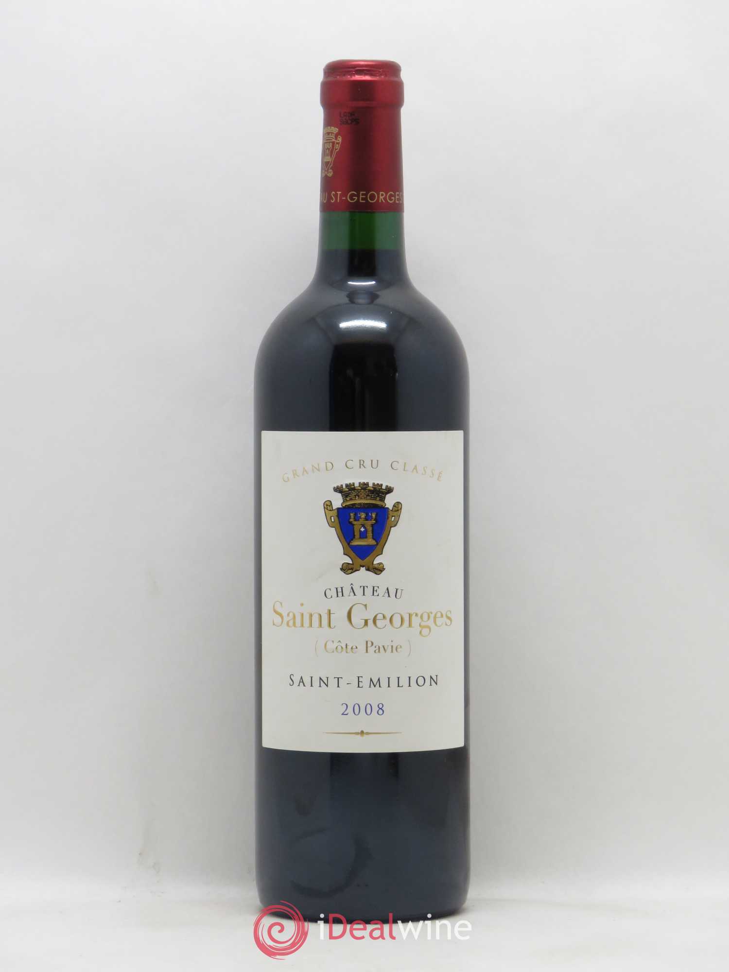 Château Saint-Georges Côte Pavie Grand Cru Classé 2008 - Lot de 1 bouteille - 0