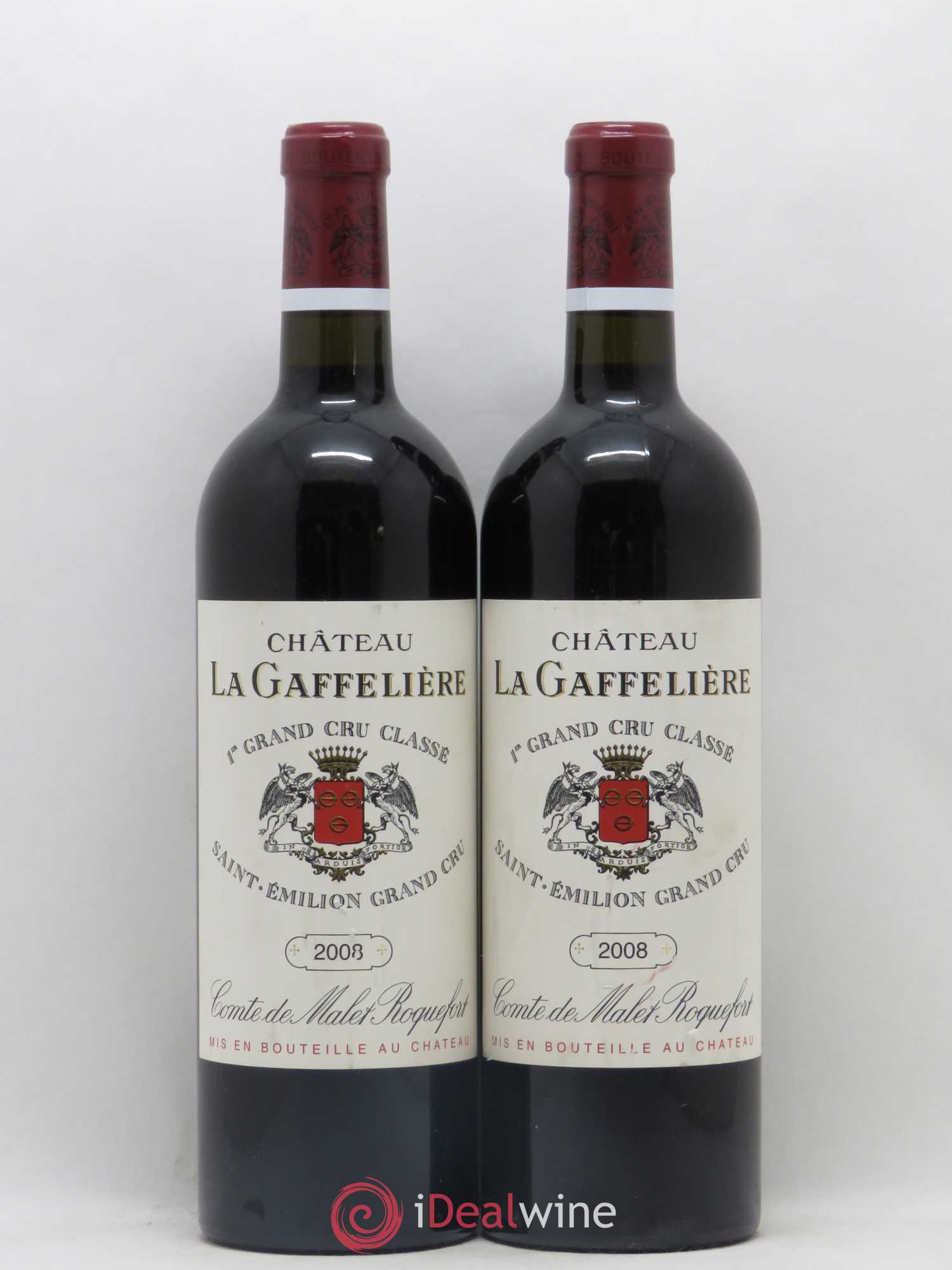 Château la Gaffelière 1er Grand Cru Classé B 2008 - Lot de 2 bouteilles - 0