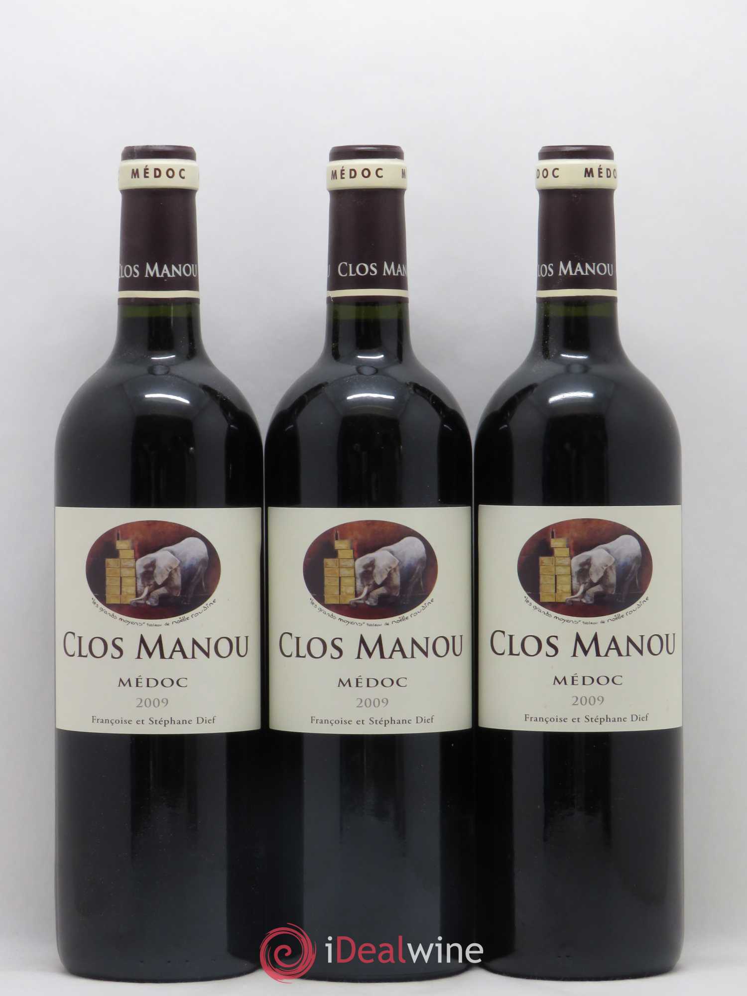 Clos Manou 2009 - Lot de 6 bouteilles - 1