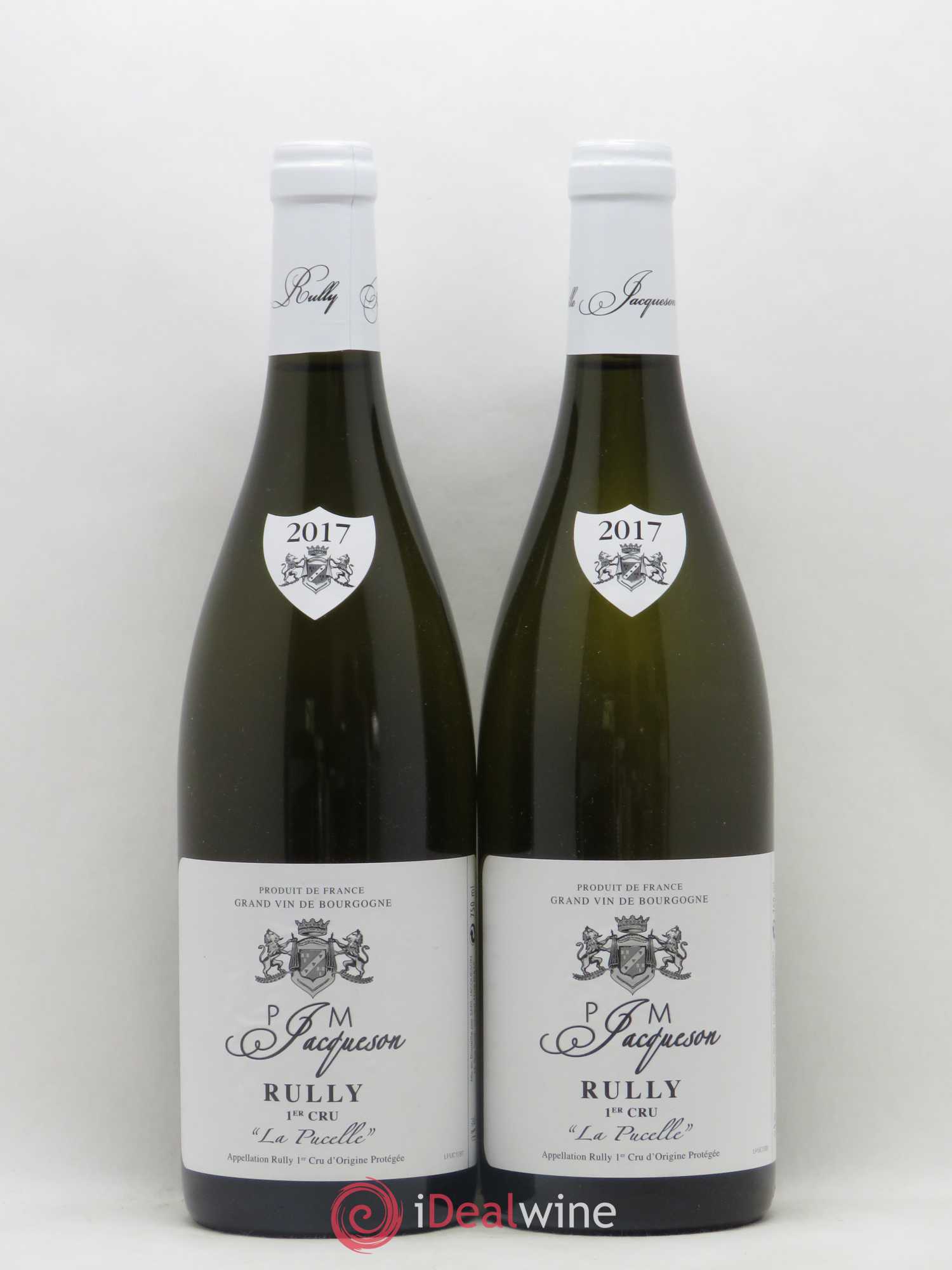 Rully 1er Cru La Pucelle Paul & Marie Jacqueson 2017 - Lot de 2 bouteilles - 0