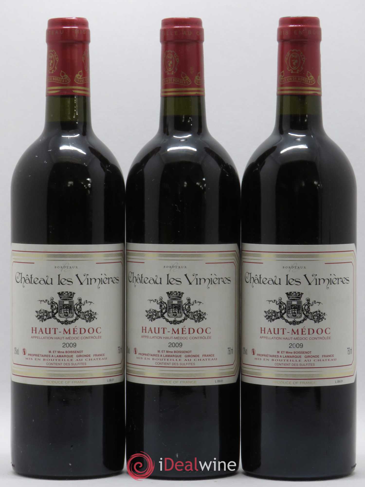 Haut Médoc Château Les Vimières 2009 - Posten von 6 Flaschen - 2