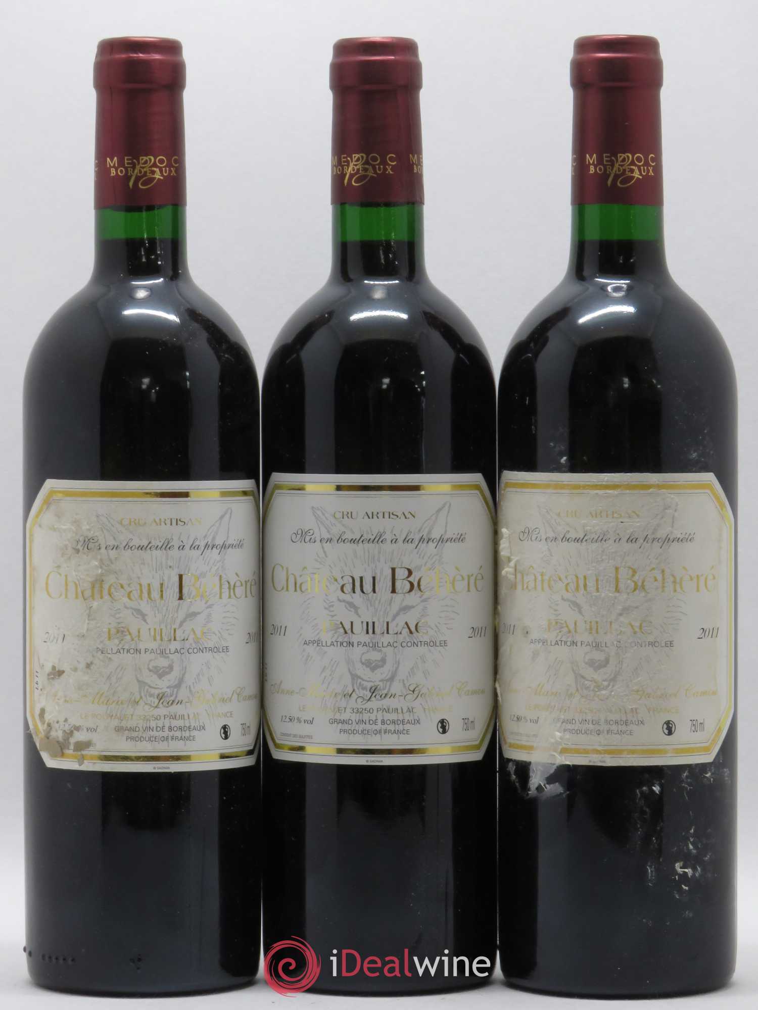 Pauillac Château Béhéré 2011 - Posten von 6 Flaschen - 1