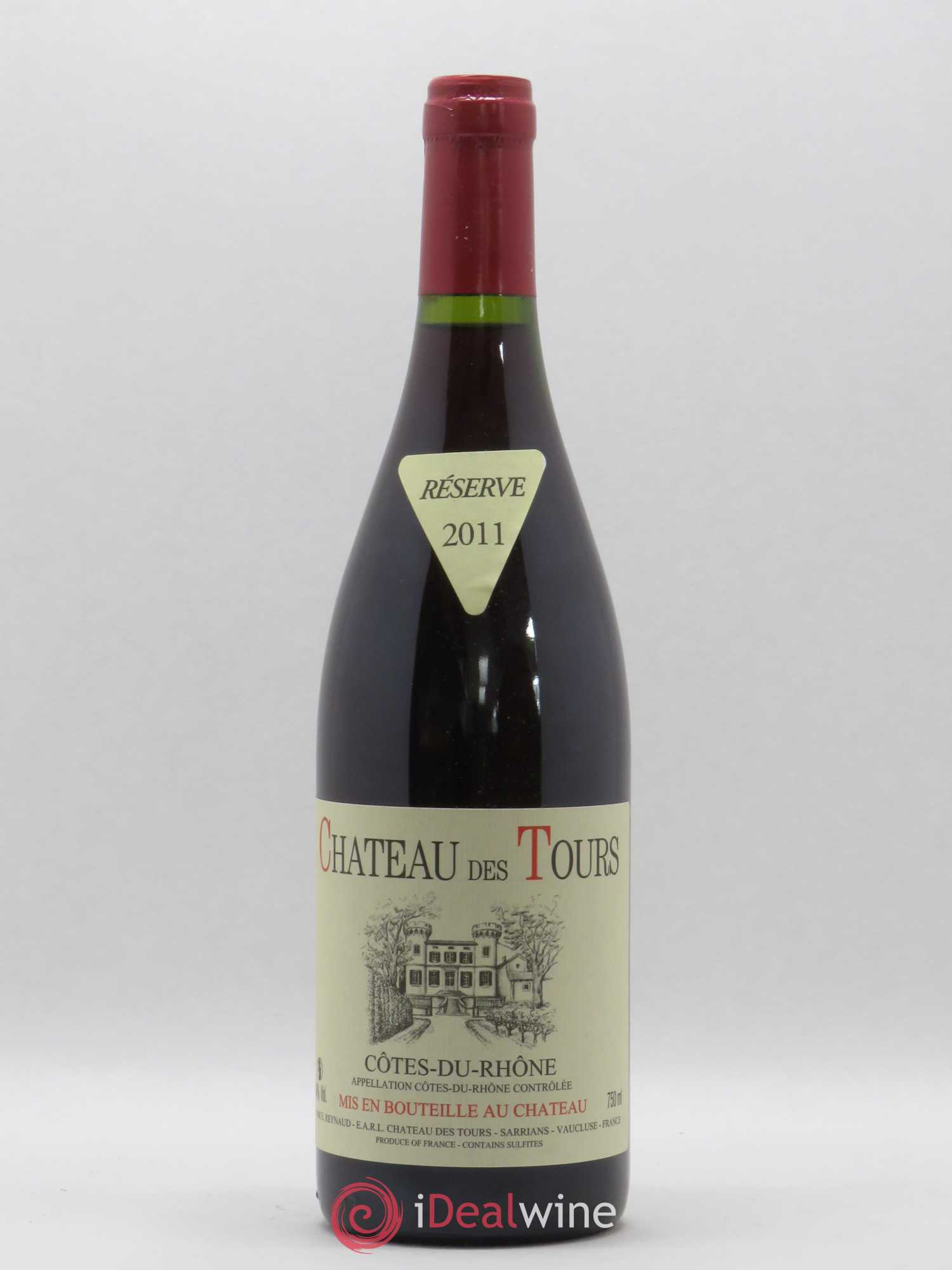 Côtes-du-Rhône Château des Tours Emmanuel Reynaud 2011 - Lot de 1 bouteille - 0