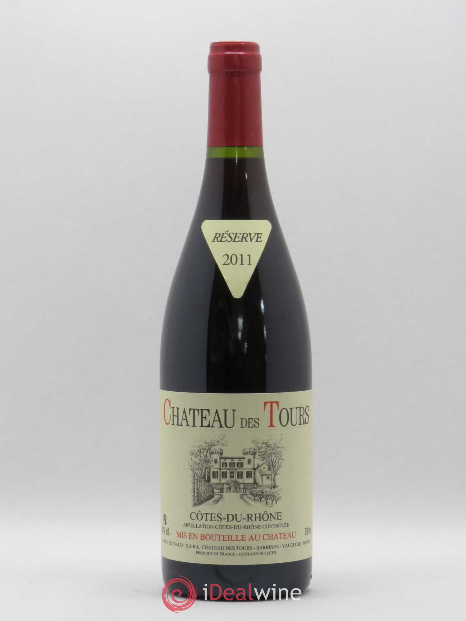 Côtes-du-Rhône Château des Tours Emmanuel Reynaud 2011 - Lot de 1 bouteille - 0