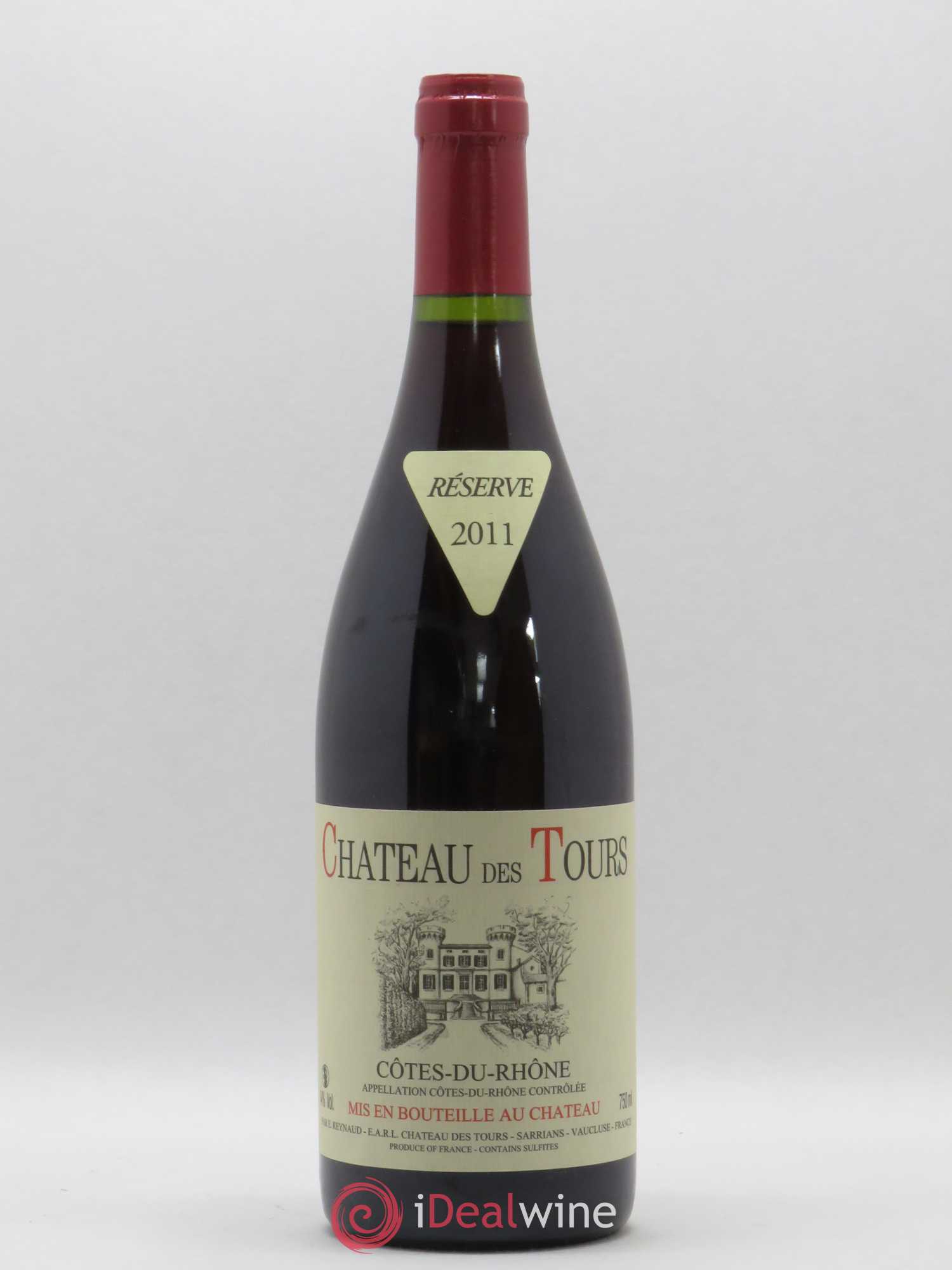 Côtes-du-Rhône Château des Tours Emmanuel Reynaud 2011 - Lot de 1 bouteille - 0