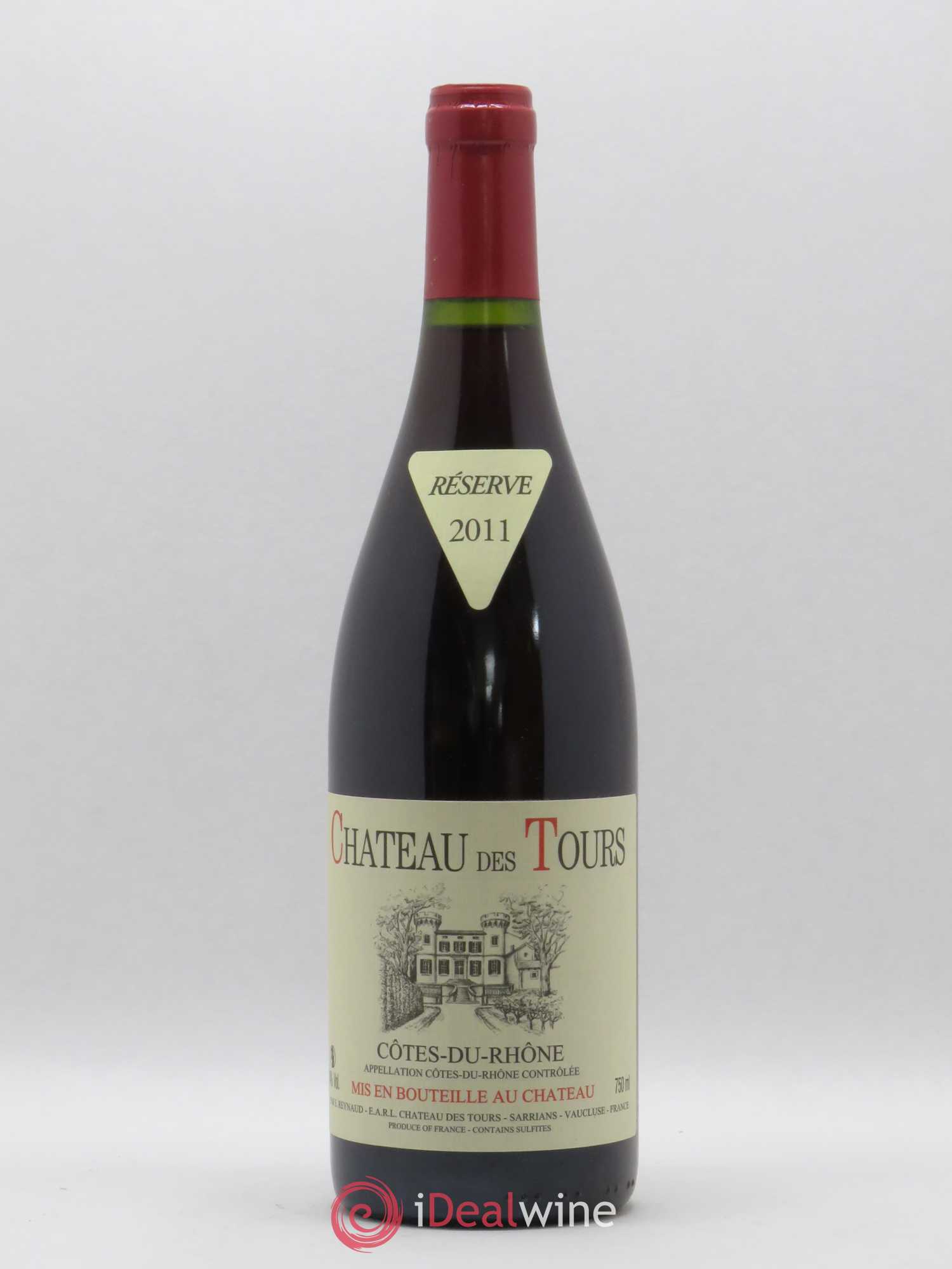 Côtes-du-Rhône Château des Tours Emmanuel Reynaud 2011 - Lot de 1 bouteille - 0