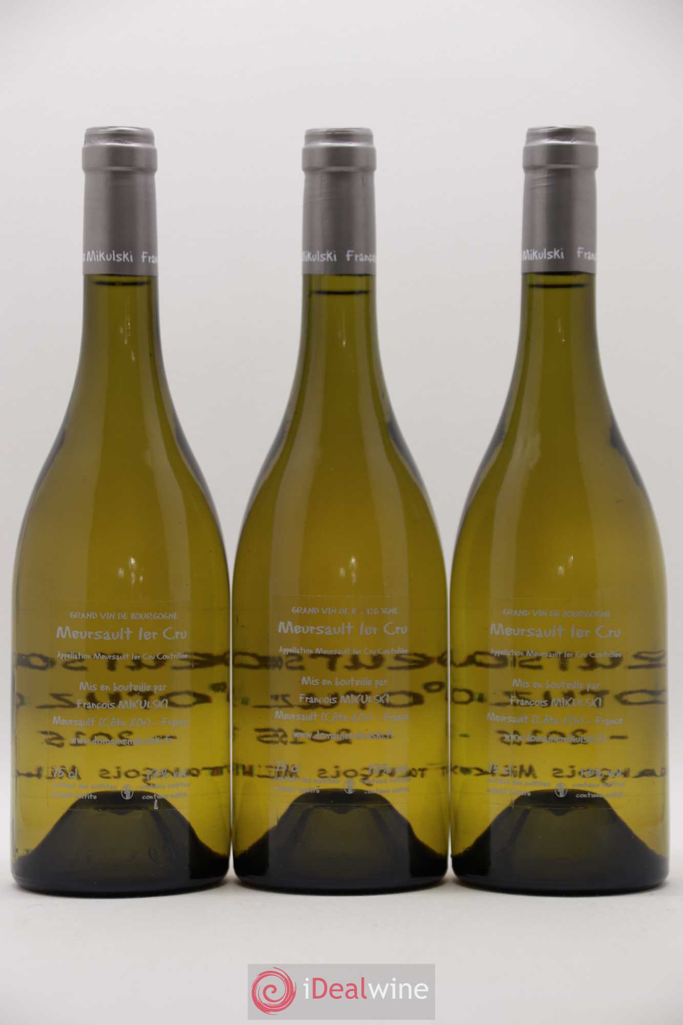 Meursault 1er Cru Poruzots François Mikulski 2015 - Posten von 3 Flaschen - 1