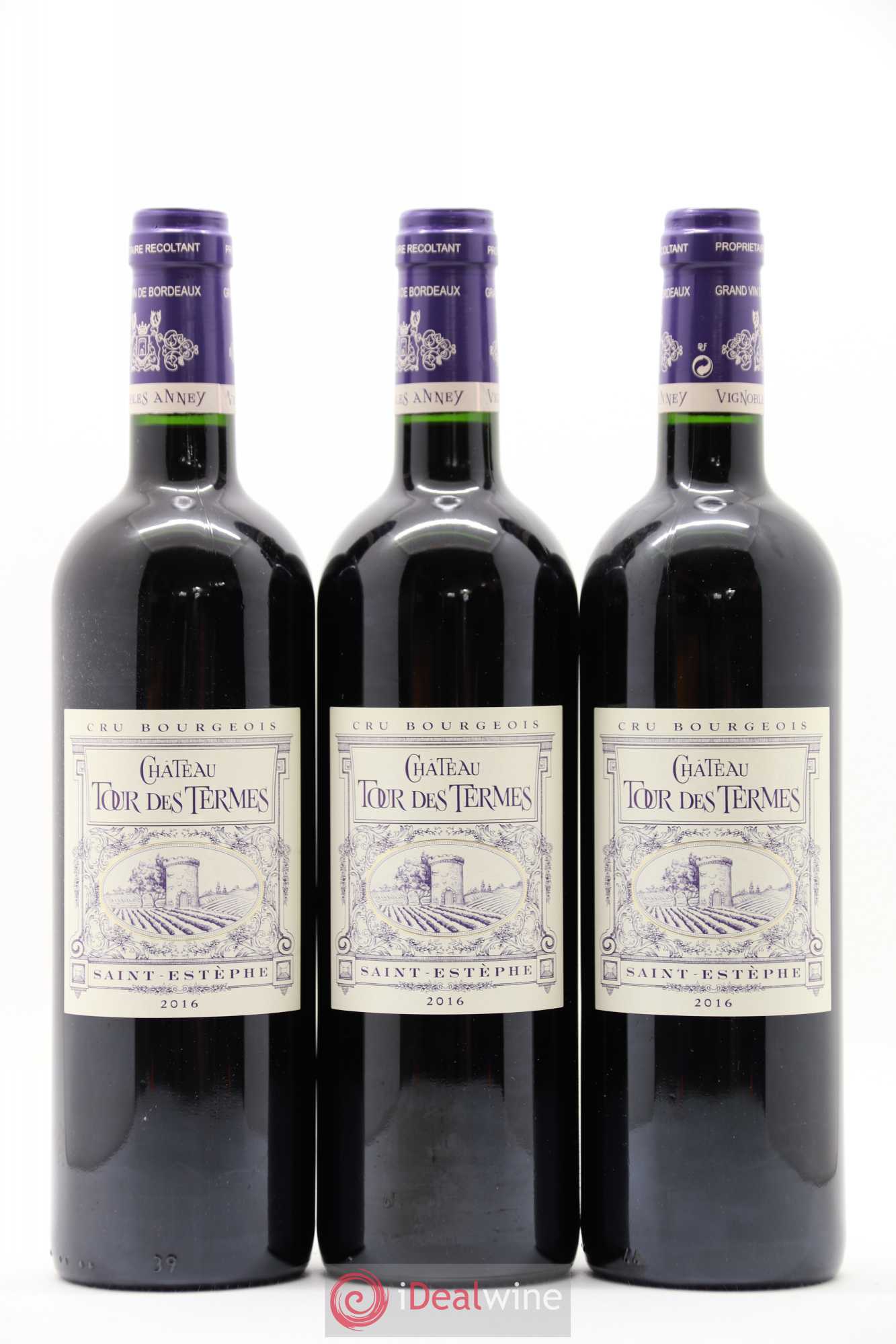 Château Tour des Termes Cru Bourgeois 2016 - Lot de 6 bouteilles - 1