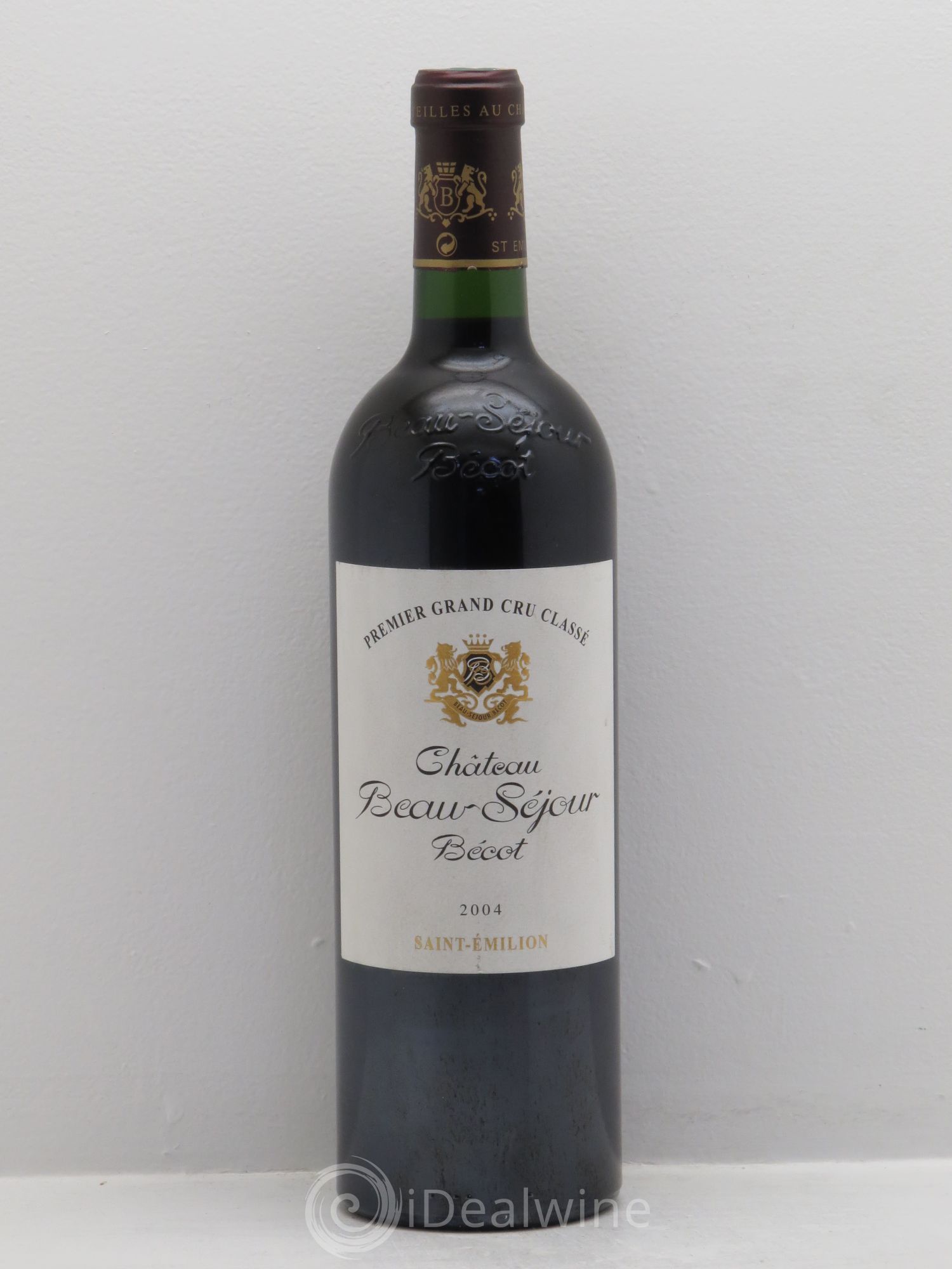 Château Beau-Séjour Bécot 1er Grand Cru Classé B 2004 - Lot de 1 bouteille - 0
