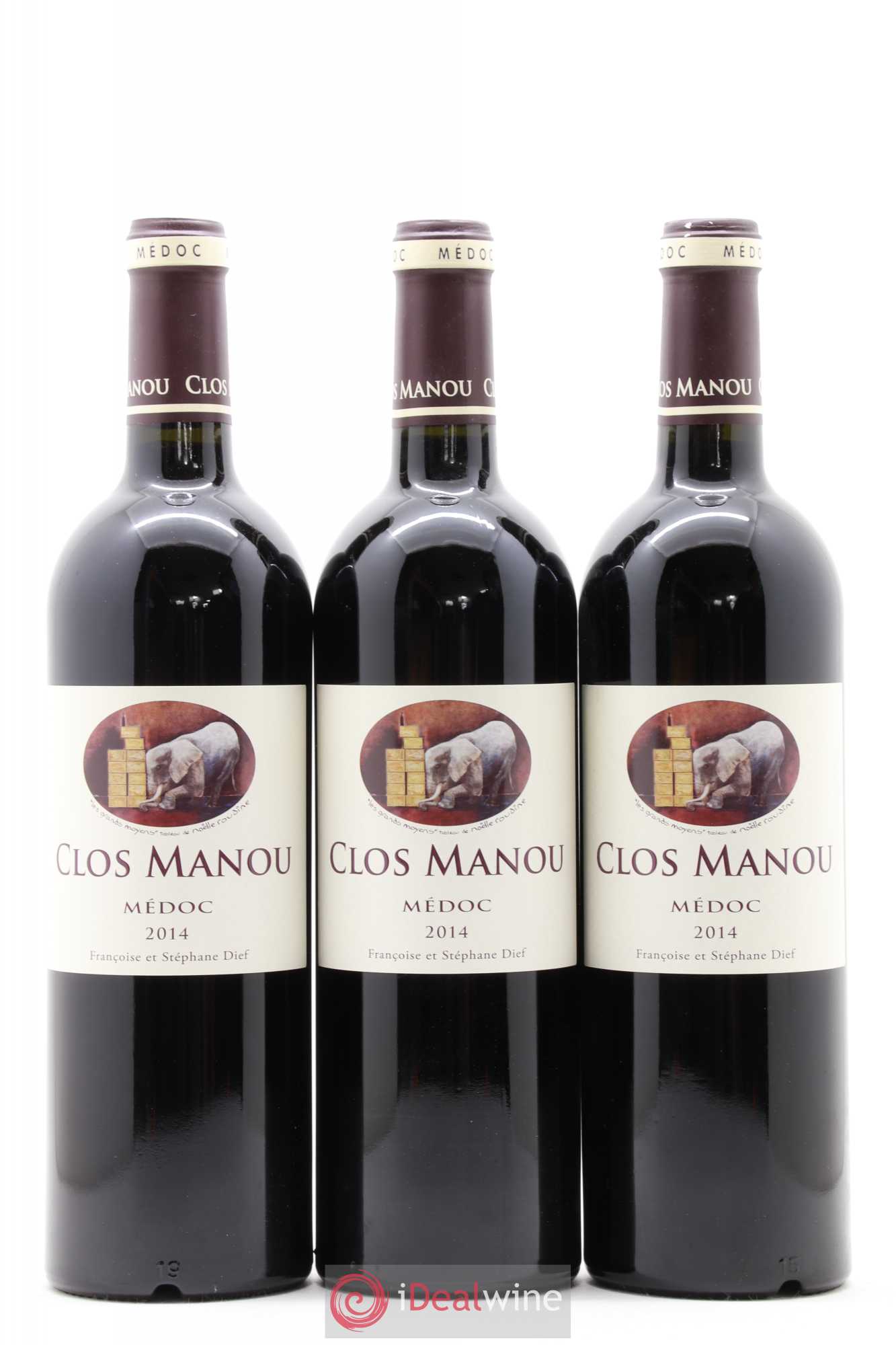 Clos Manou 2014 - Lot de 6 bouteilles - 1