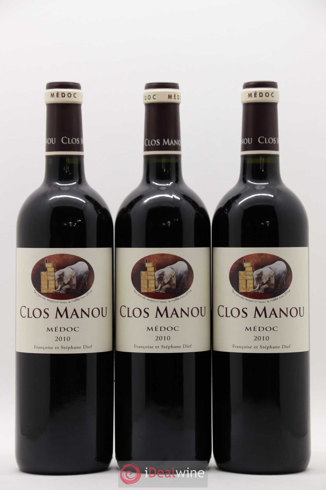 Clos Manou 2010 - Lot de 12 bouteilles - 1