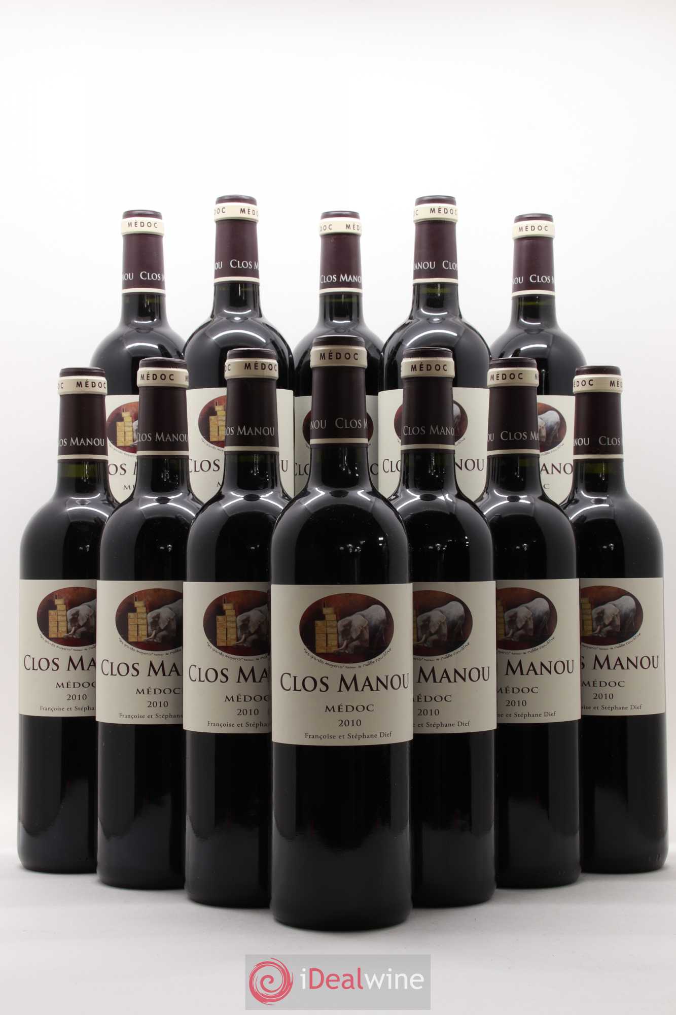 Clos Manou 2010 - Lot de 12 bouteilles - 0