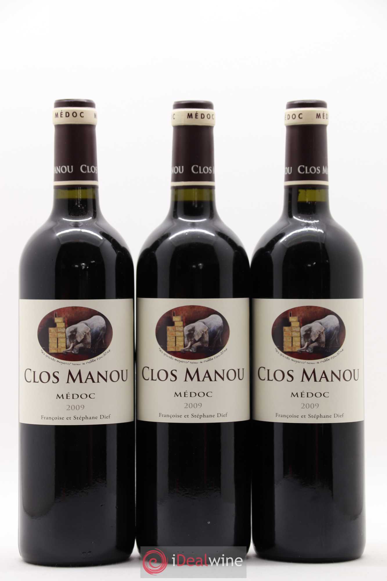 Clos Manou 2009 - Lot de 12 bouteilles - 1