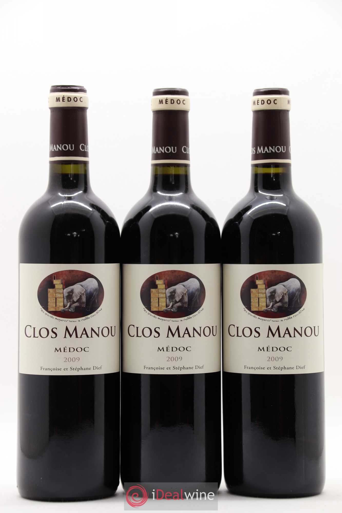 Clos Manou 2009 - Lot de 12 bouteilles - 2