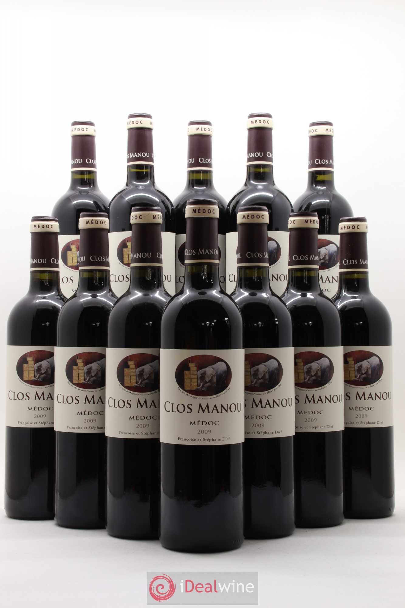 Clos Manou 2009 - Lot de 12 bouteilles - 0