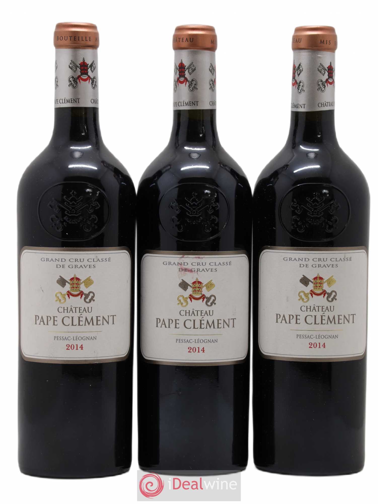Château Pape Clément Cru Classé de Graves 2014 - Lot de 3 bouteilles - 0