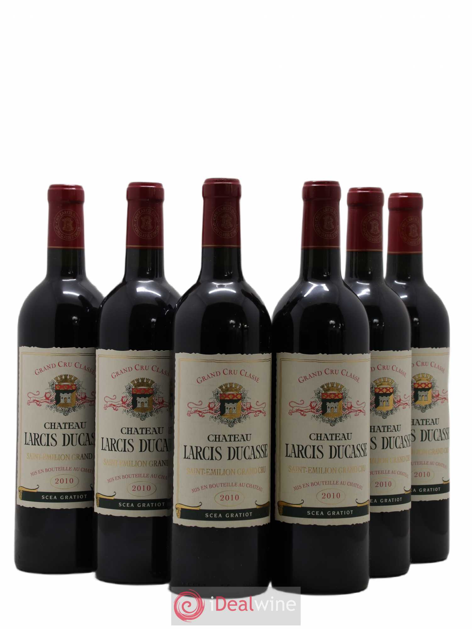 Château Larcis Ducasse 1er Grand Cru Classé B 2010 - Lot de 6 bouteilles - 0