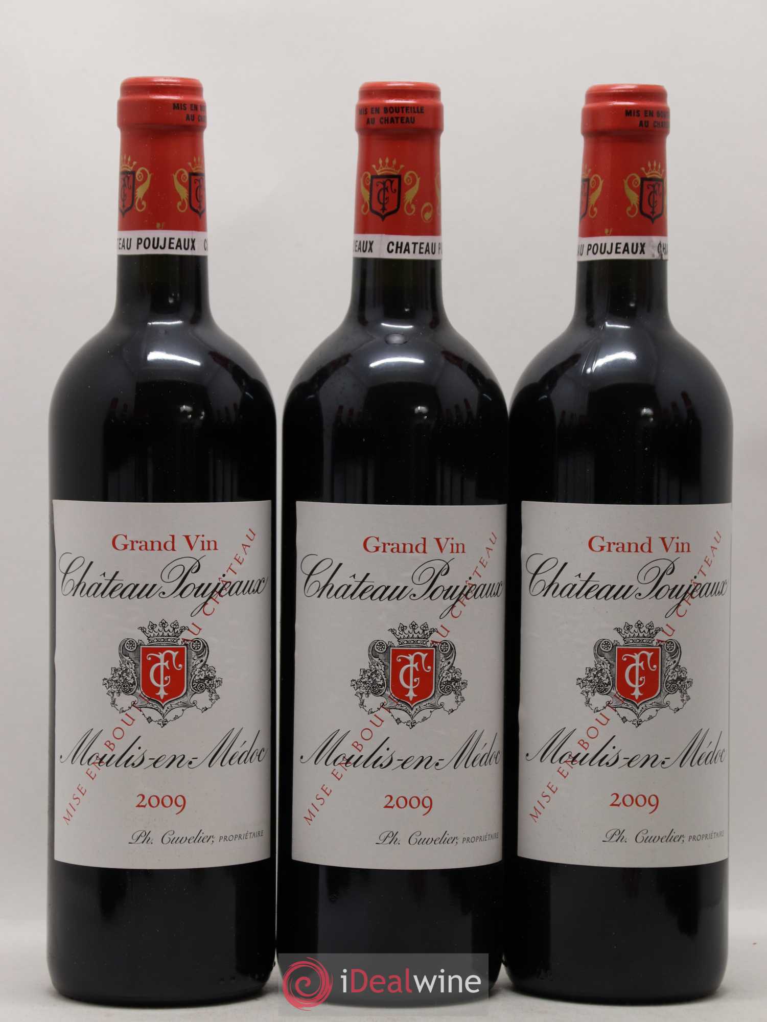 Château Poujeaux 2009 - Lot de 12 bouteilles - 1