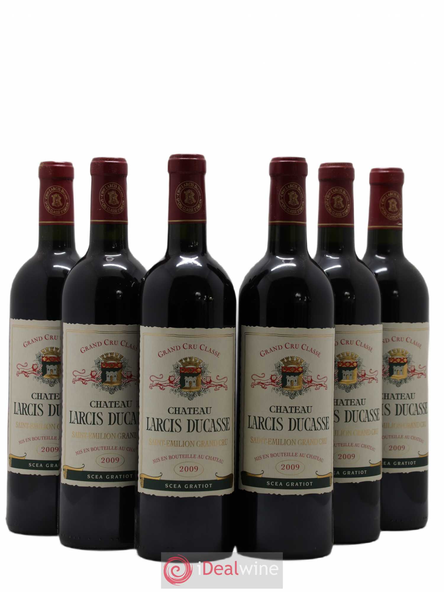 Château Larcis Ducasse 1er Grand Cru Classé B 2009 - Lot de 6 bouteilles - 0